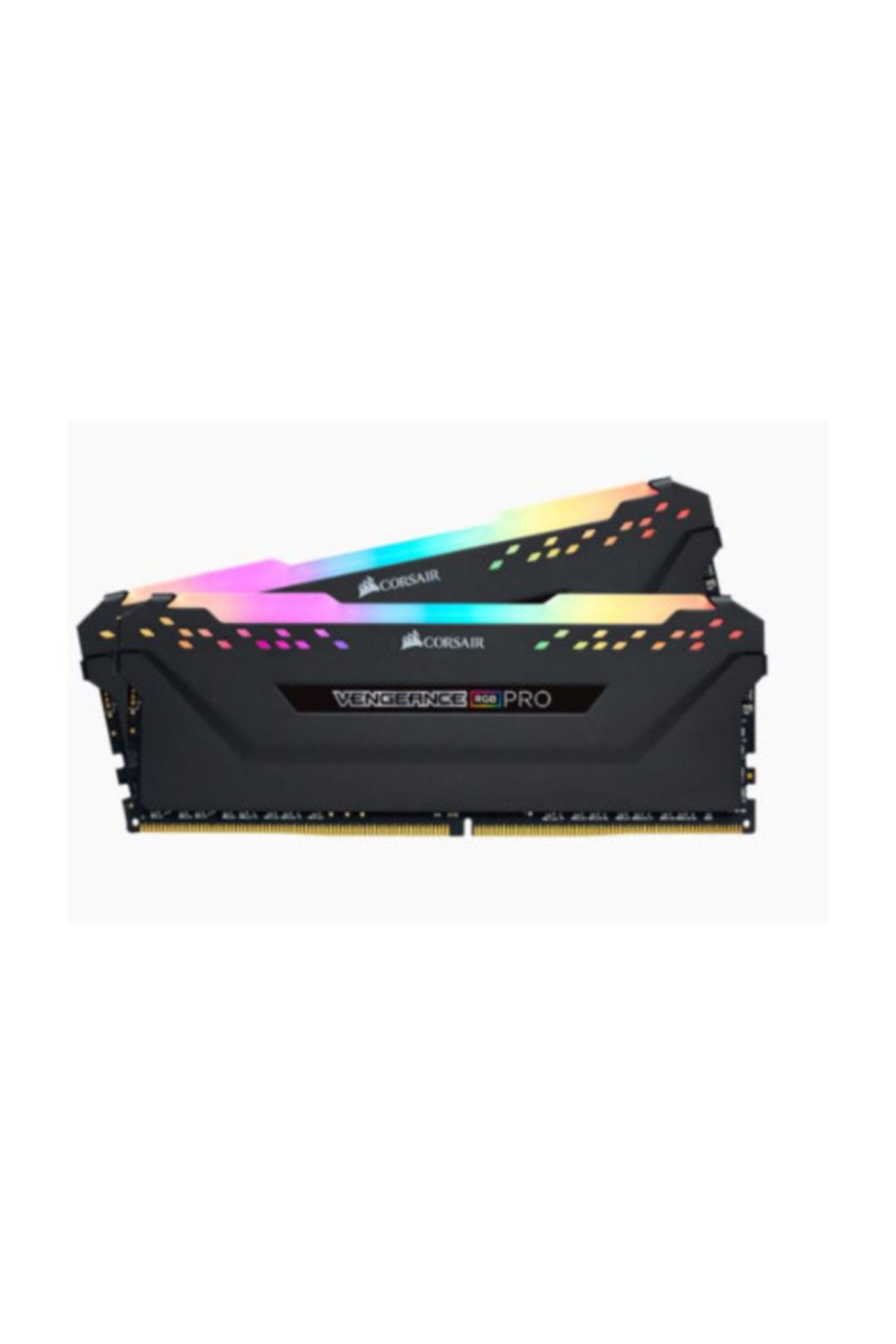Corsair Vengeance RGB Pro Black 2x8GB CL16 DDR4 Bellek (CMW16GX4M2A2666C16)