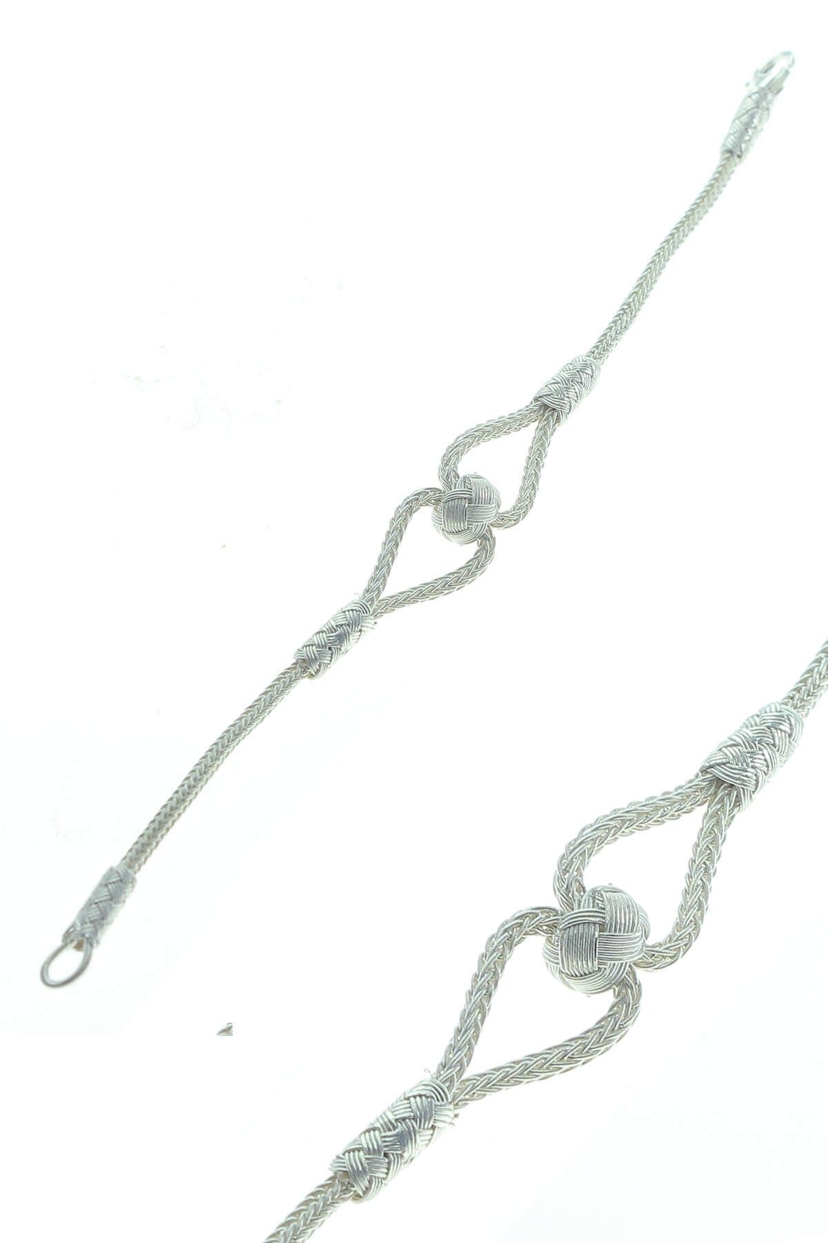 Söğütlü Silver Kadın Gümüş Renk Gümüş Kazaziye Toplu Bileklik SGTL8617
