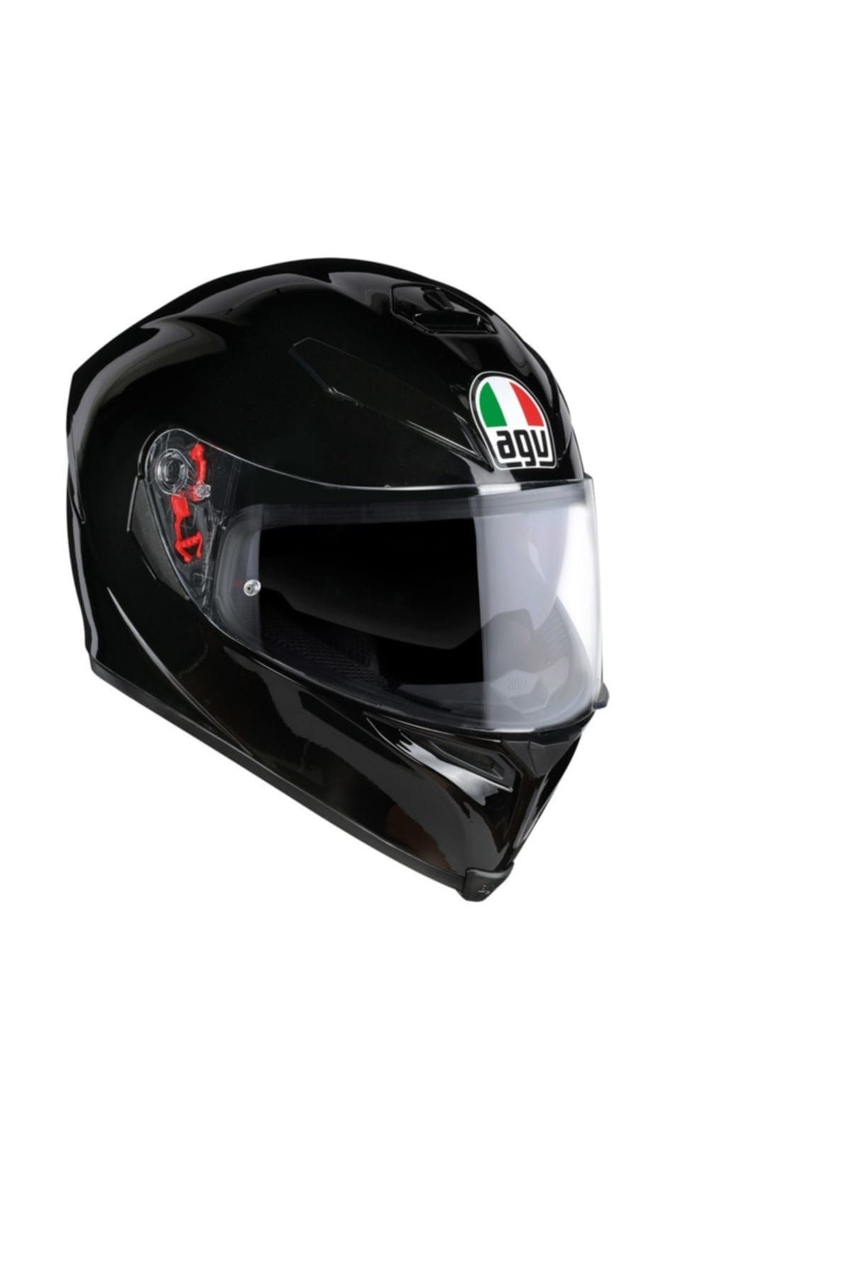 AGV K5 S Solid Plk Black Kapalı Kask - Pinlock Dahil