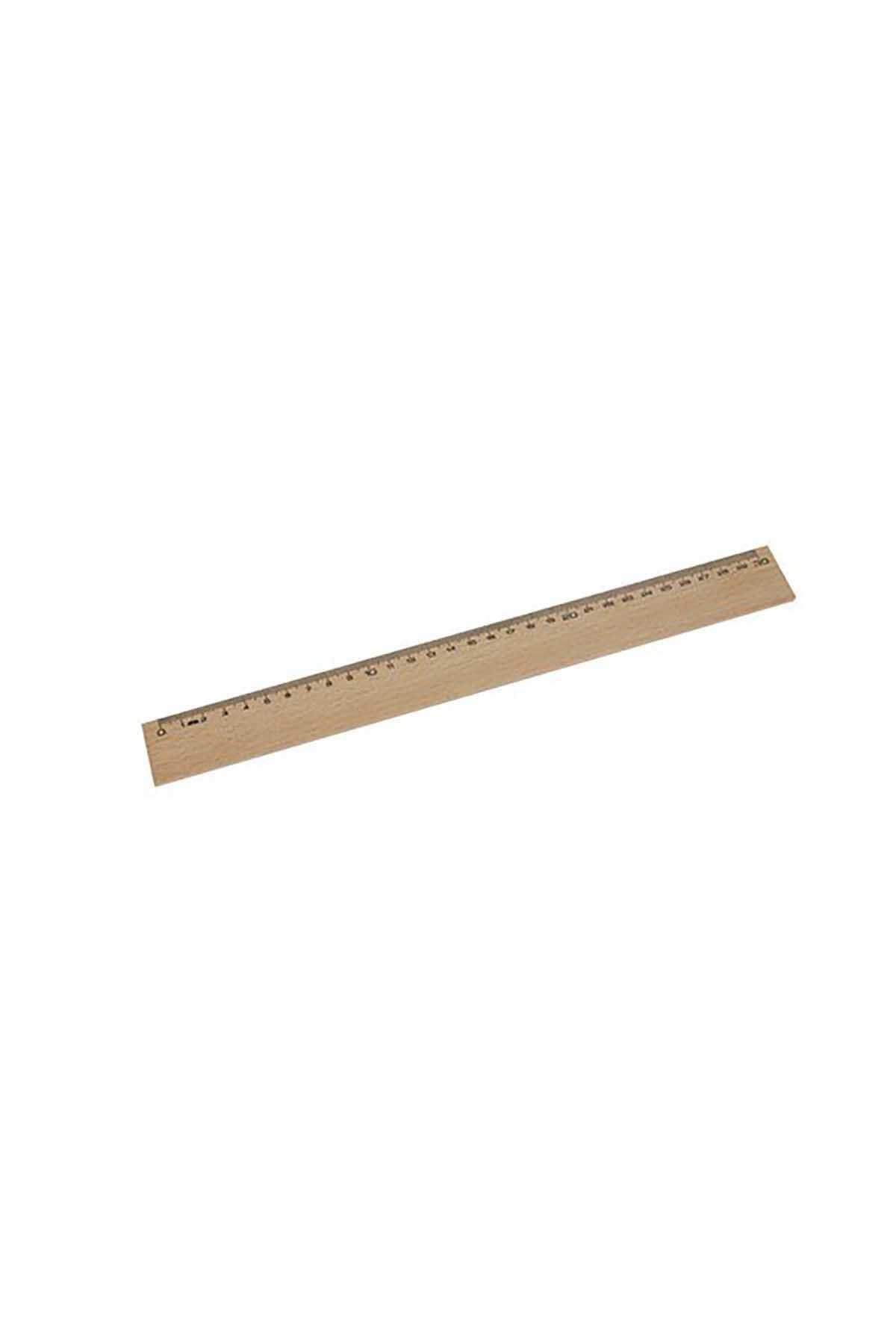 Monopol CETVEL AHŞAP VERNİKLİ GENİŞ 30CM MONOPOL