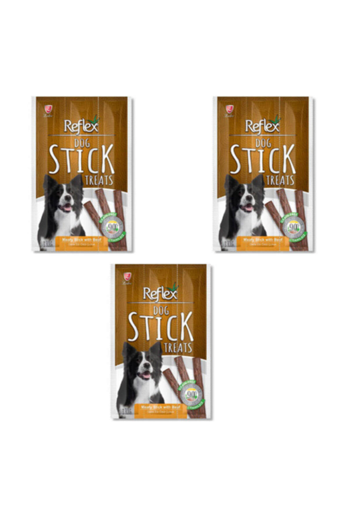 Reflex Stick Dana Etli Tahılsız Köpek Ödül Çubuğu 11 gr x 3 Adet
