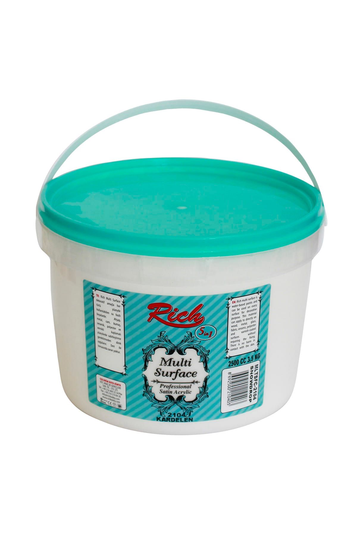 Rich Multi Surface Akrilik Boya 2500ml. N:2104 Kardelen
