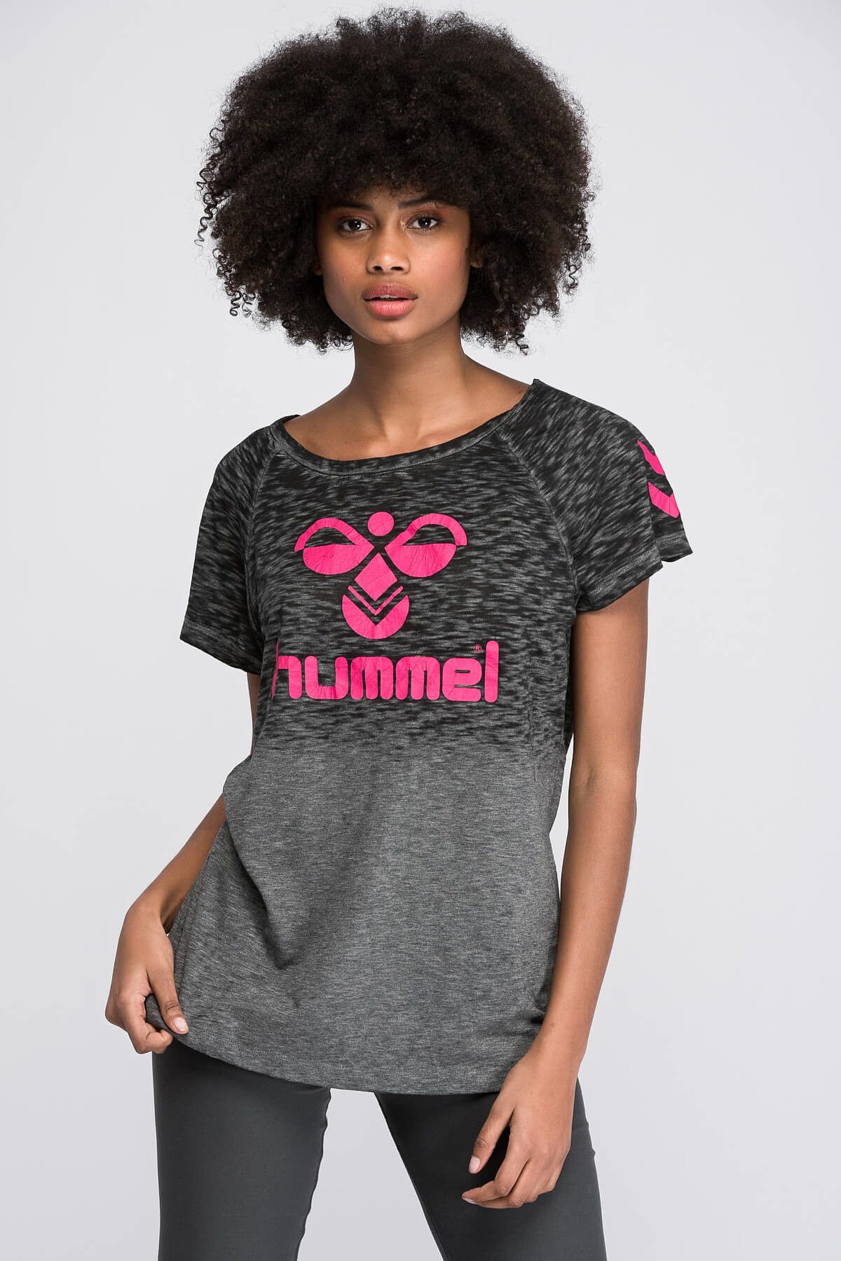 HUMMEL BRIANNA SS TEE Gri Kadın T-Shirt 100579930