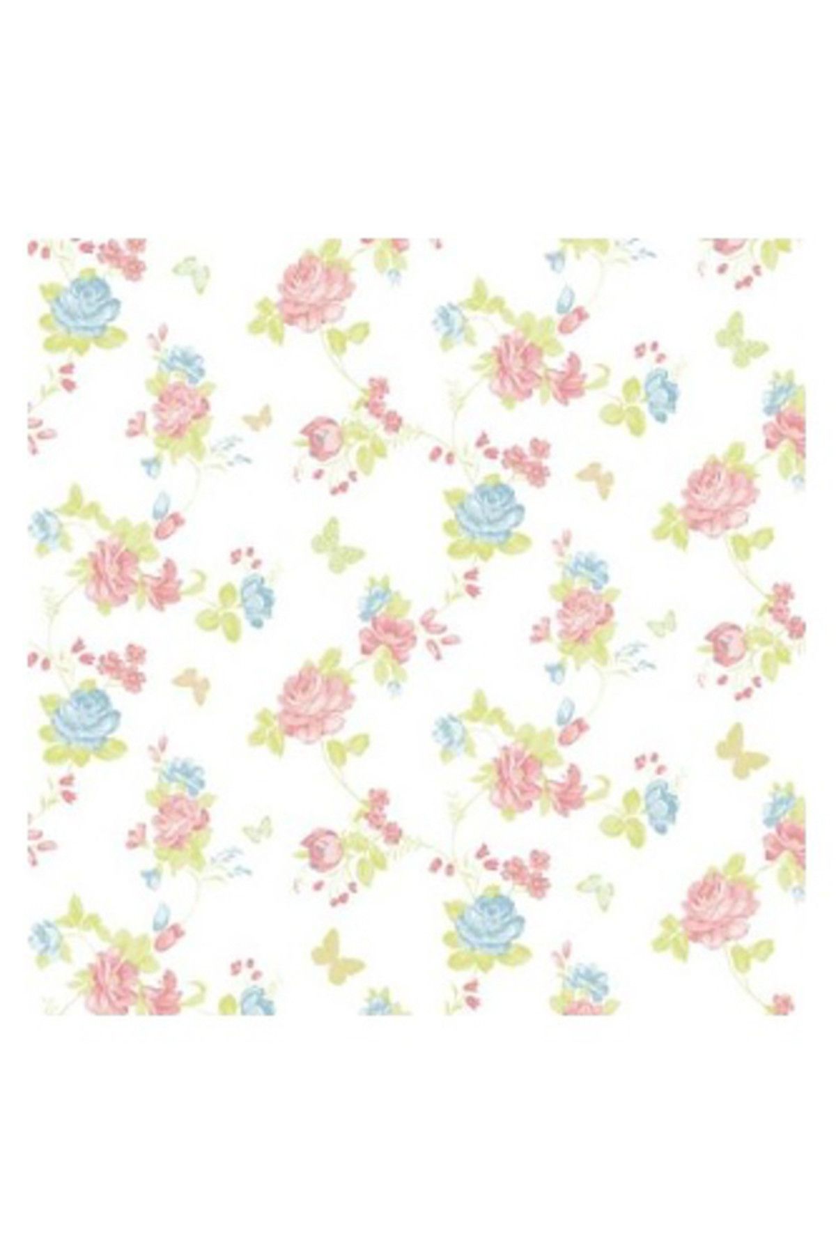Kids Nonwoven Duvar Kağıdı Çiçek Desenli (5 M²)