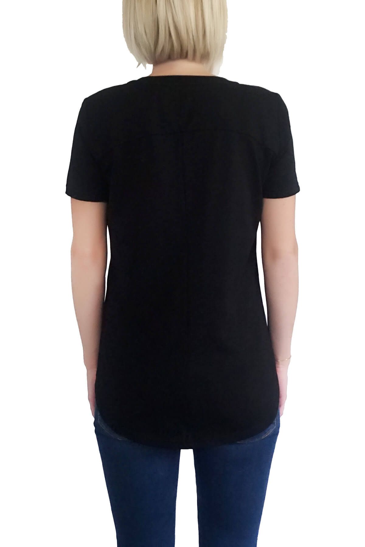 MOF Kadın Siyah T-Shirt GSYT-S 2