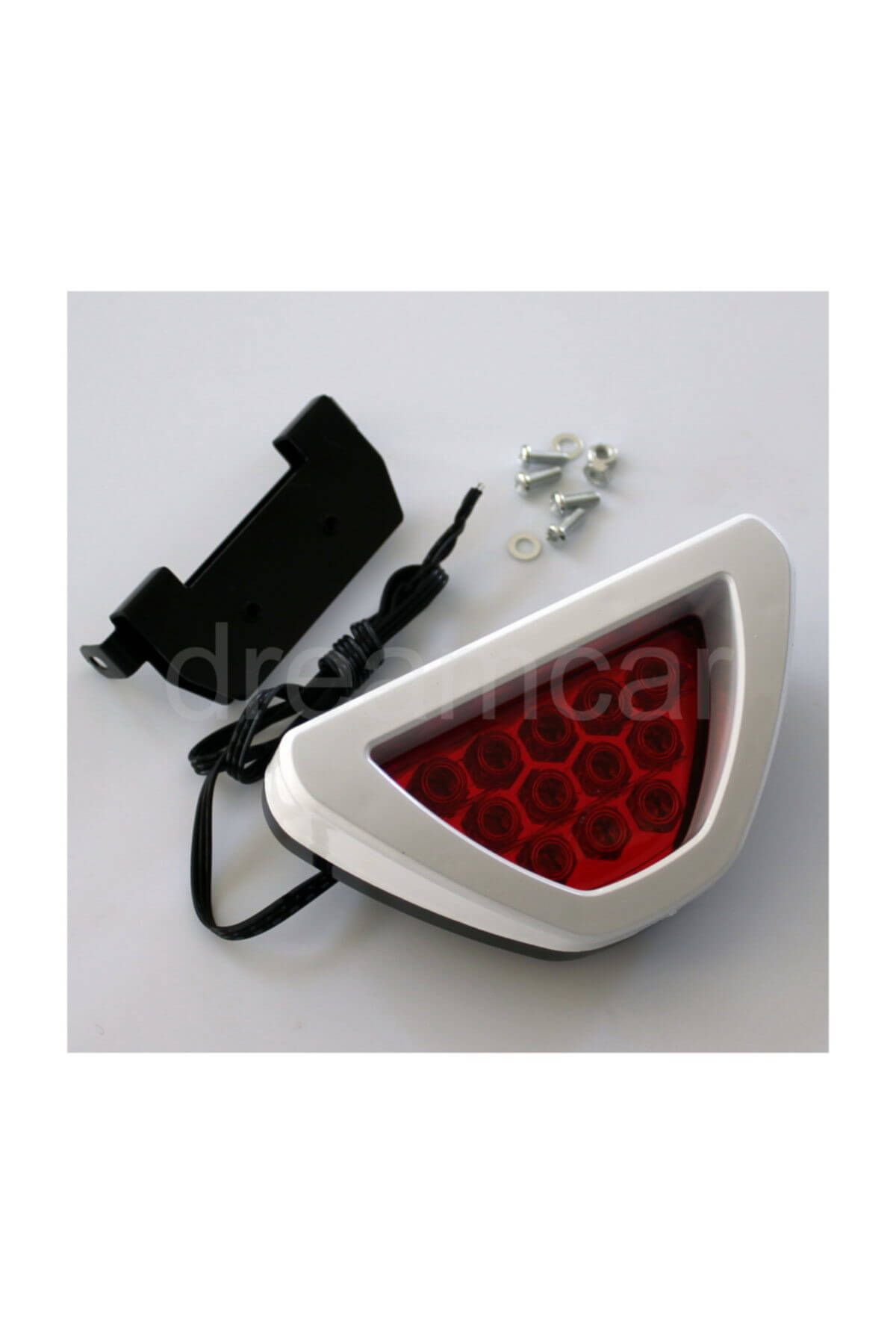 Dreamcar Beyaz F1 Style Kırmızı Flash Patlayan Stop Lamba 12Led