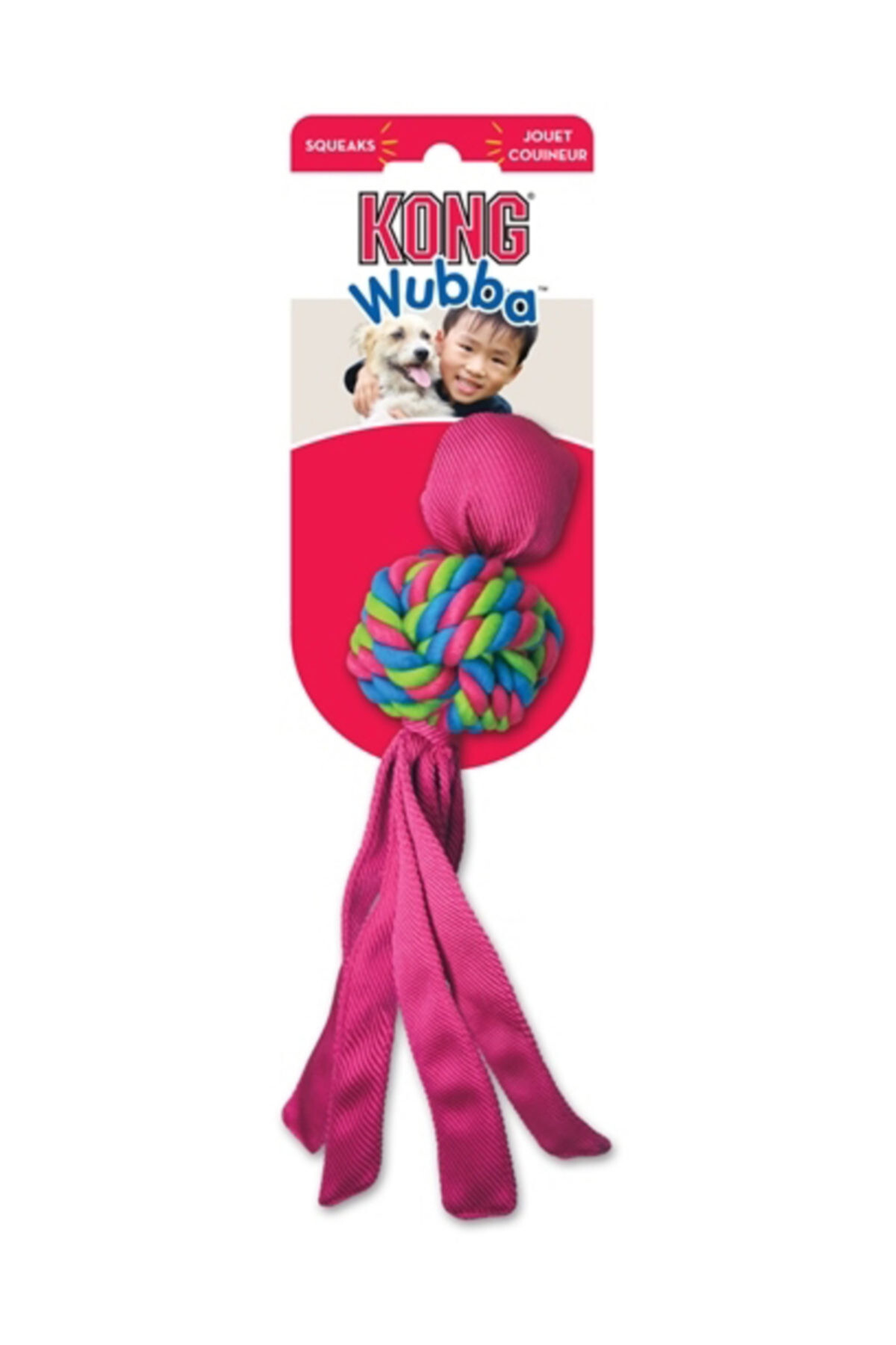 Kong Wubba Weaves 21 cm Sesli Köpek Oyuncağı