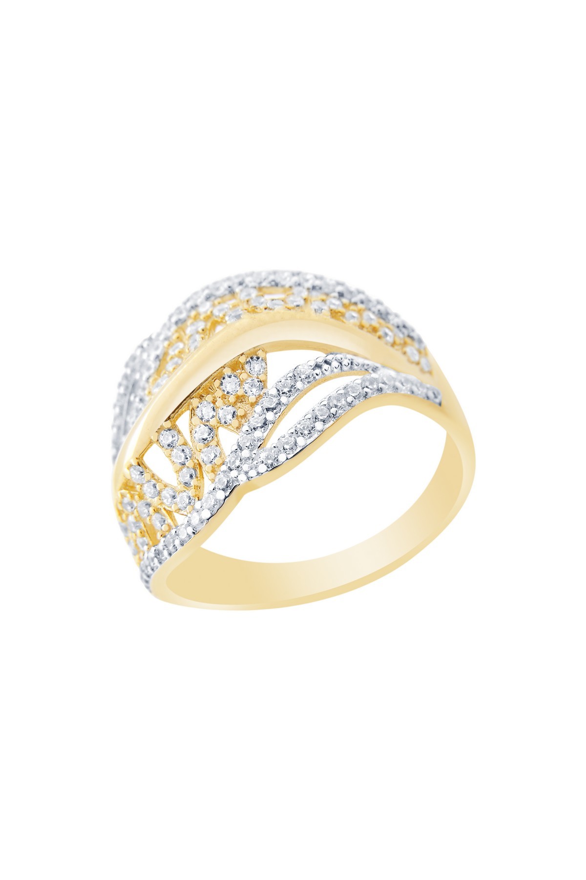 Diamond LineGülaylar Kadın Altın 14 Ayar Fantazi Yüzük 10132-53302