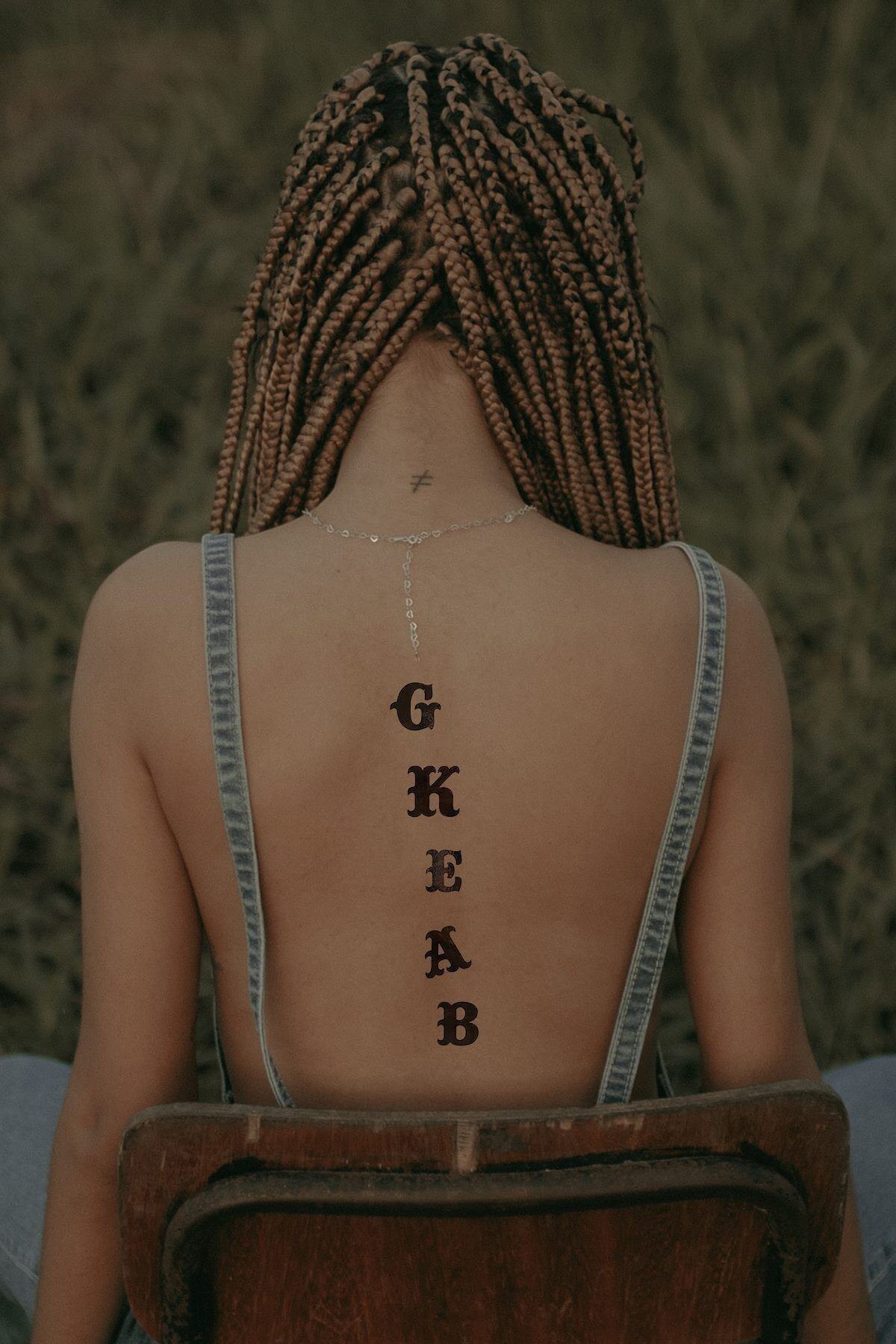 TAKIŞTIR Geçici Dövme Tattoo (harflı)