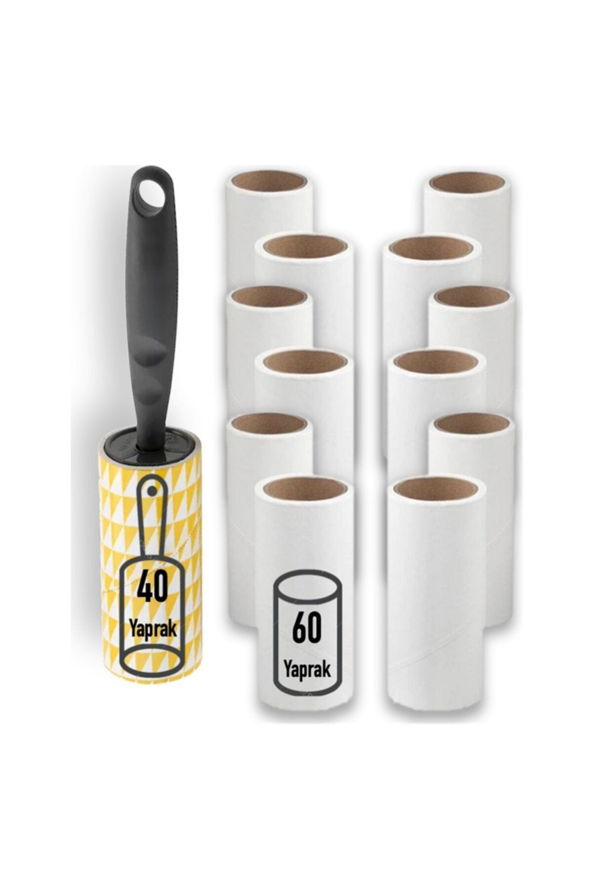 IKEA Bastis Iplik Tüy Toplayıcı Rulo Ve 12'li Yedek Paket
