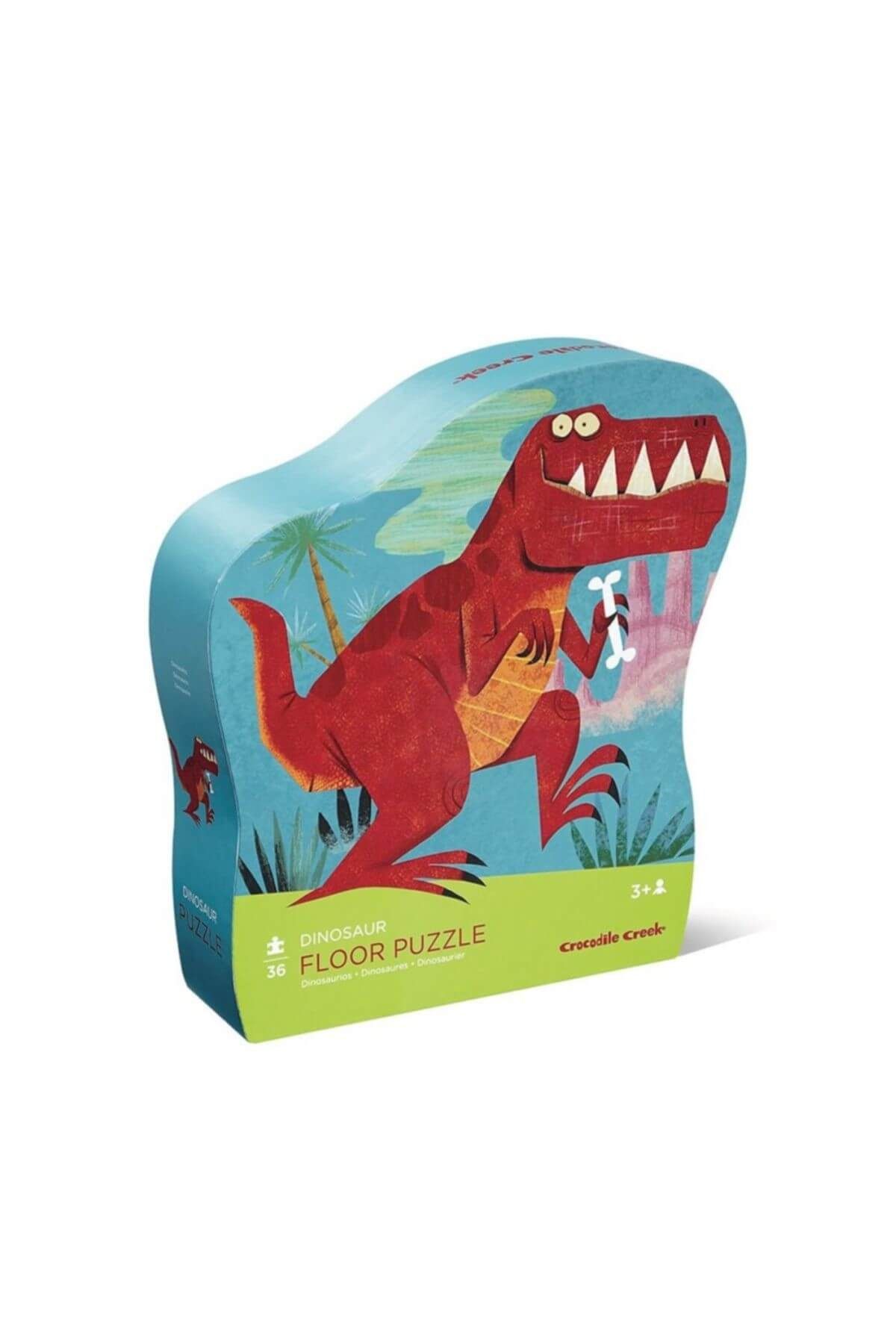 Crocodile Creek Şekilli Kutu Puzzle - Dinazor /