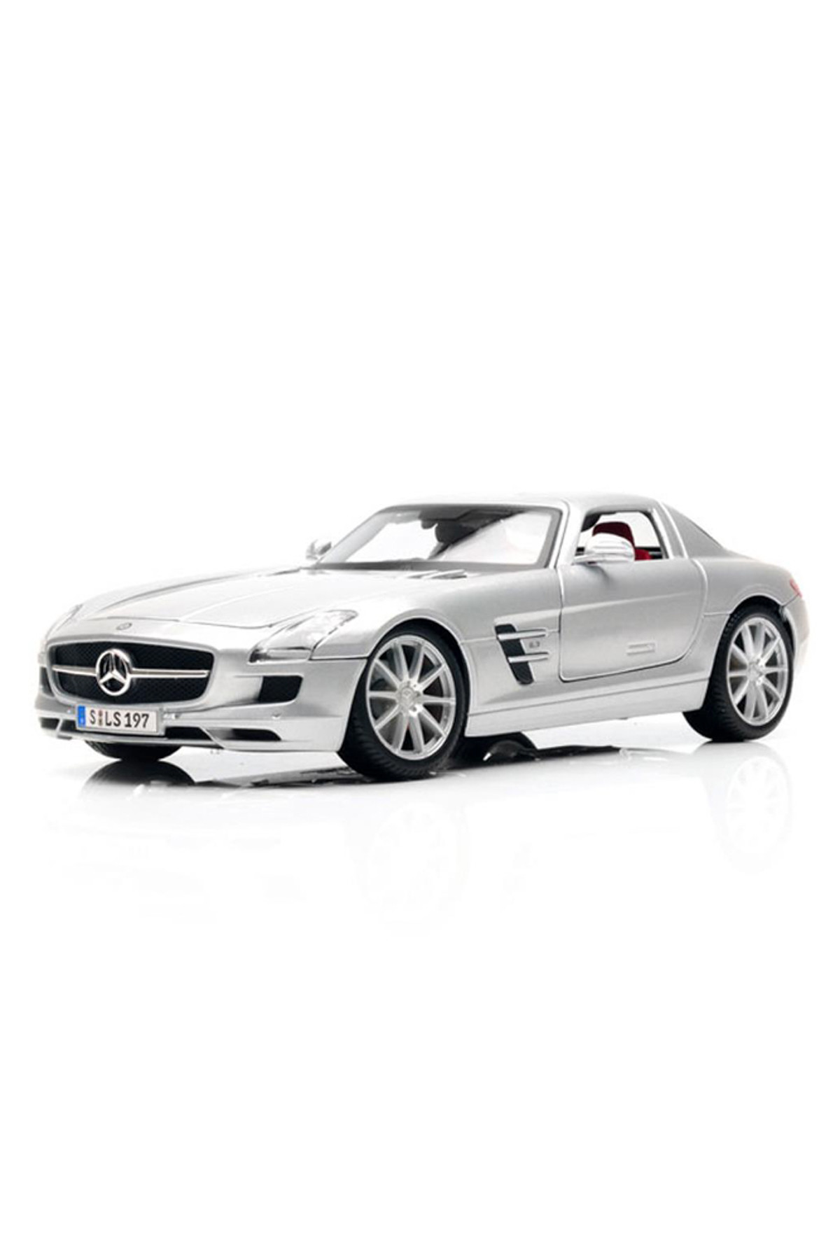Maisto Mercedes Sls Amg 1:18 Model Araba Pe Gri /