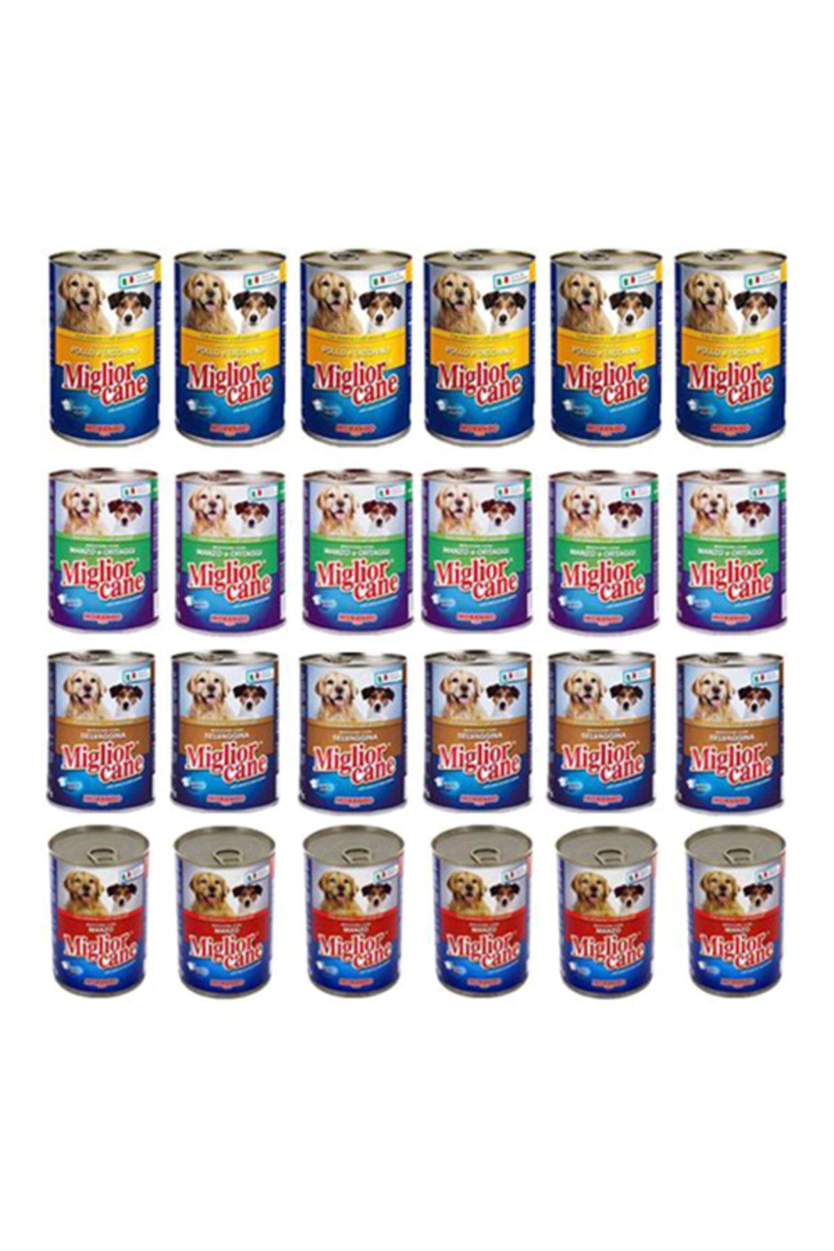 Miglior Cane Karışık Köpek Konservesi 405gr x 24 Adet mgat-910038