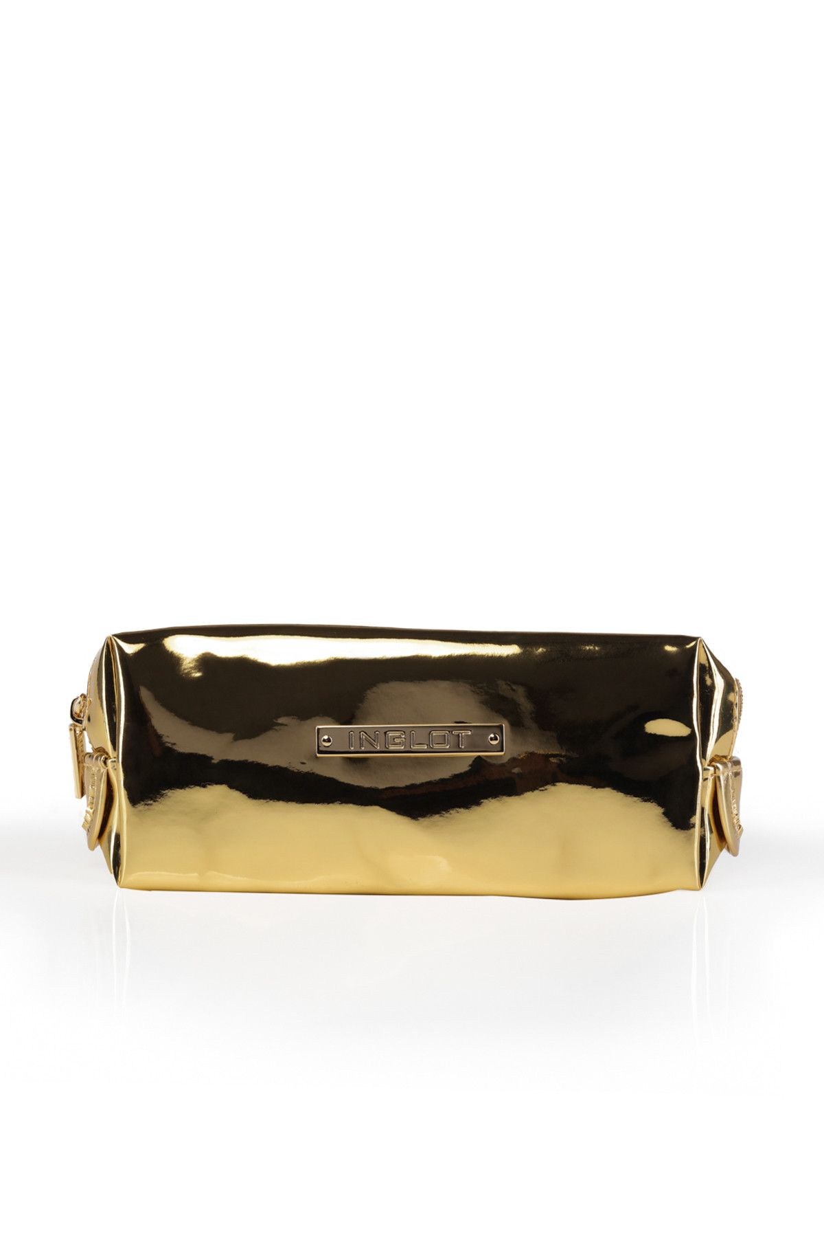 INGLOT Makyaj Çantası - Cosmetic Bag Mirror Gold 5907587110335