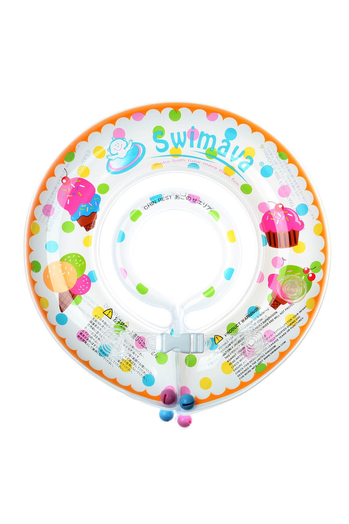 SWIMAVA Dondurma Boyun Simidi Turuncu - 5.5-13 Kg /