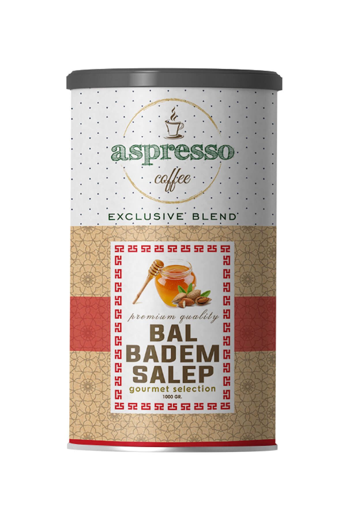 Aspresso Bal Badem Salep 1000 Gr.