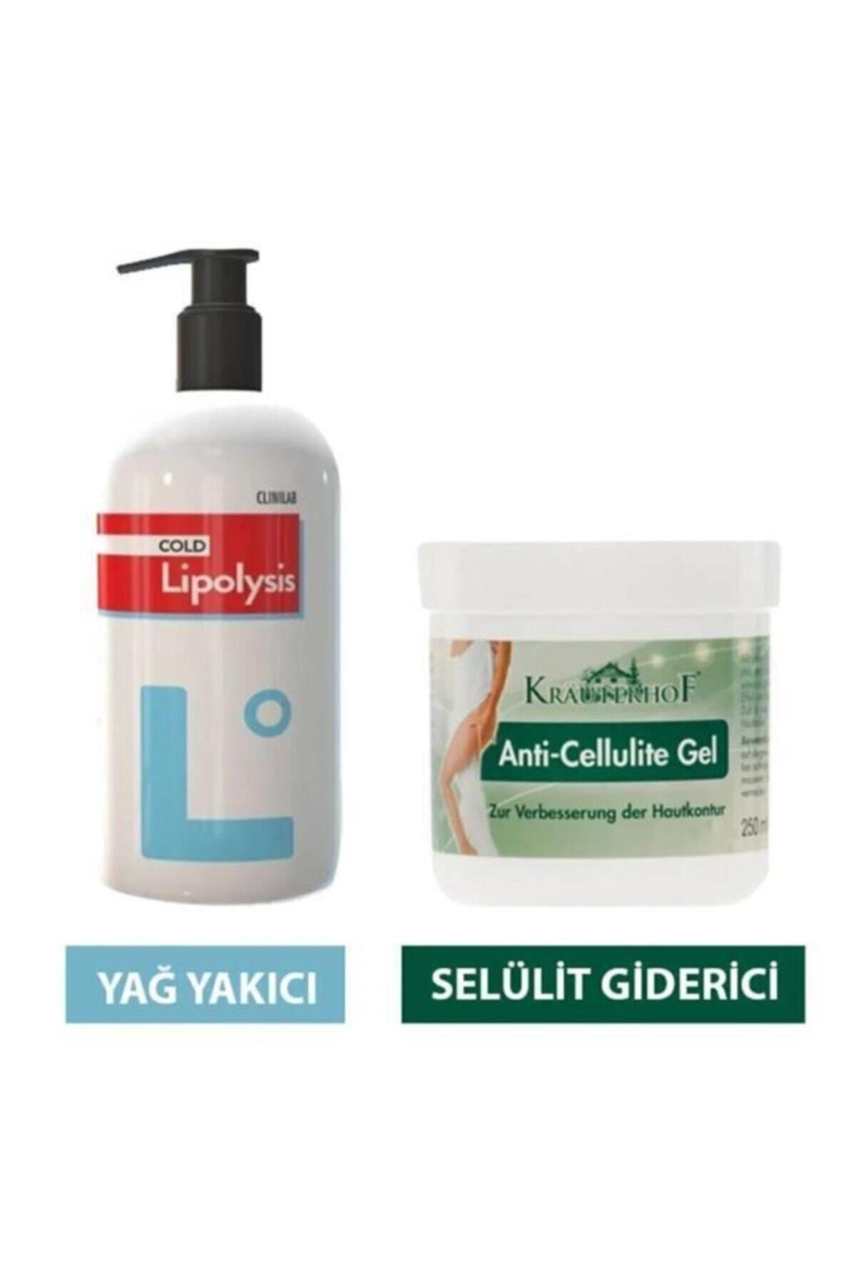 LİPOLYSİS Soğuk Lipoz Jeli + Krauterhof Selülit Karşıtı Jel 250