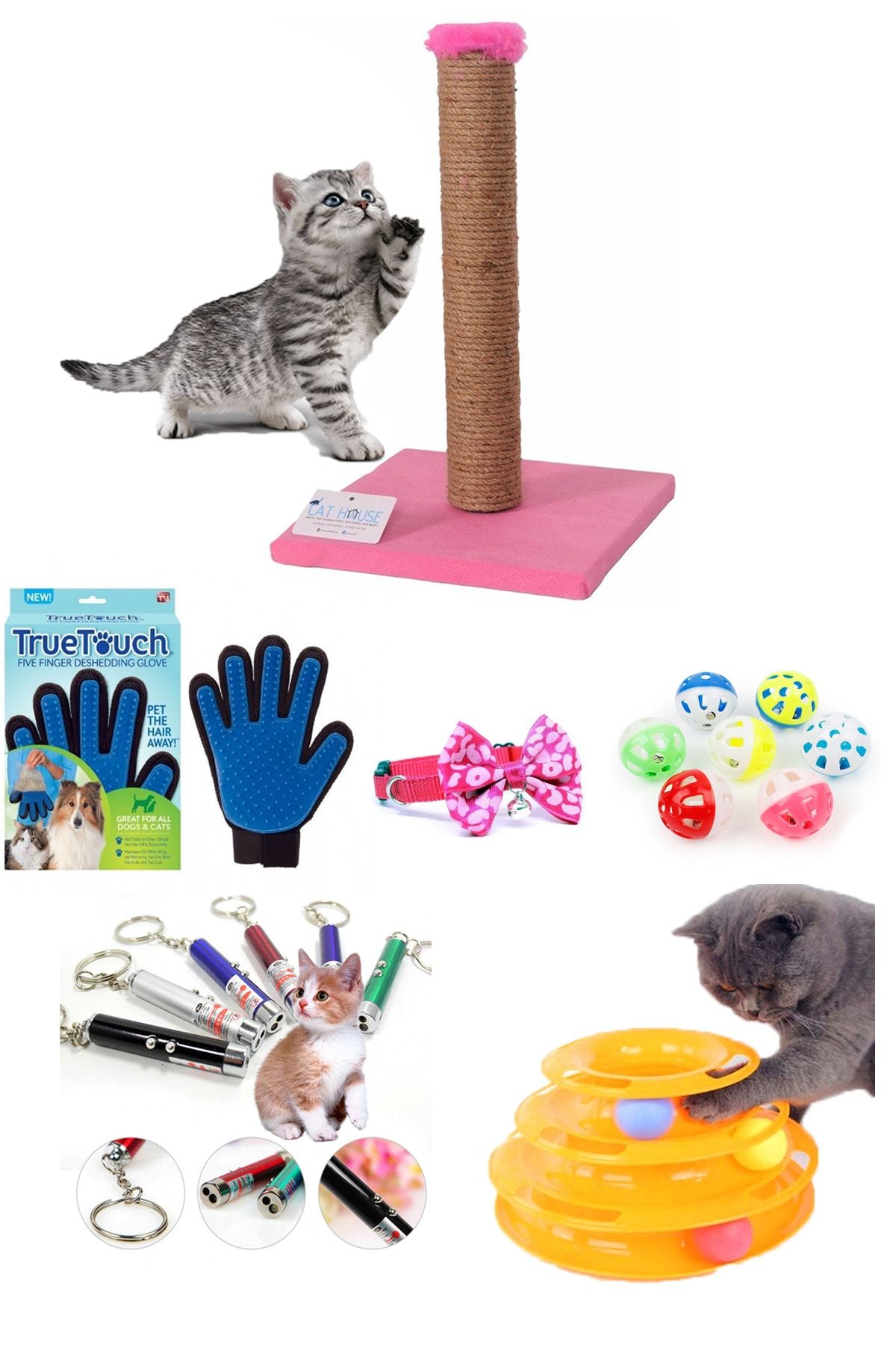 AST GROSS PET Kedi Tırmalama Tahtası Ve Oyuncakları