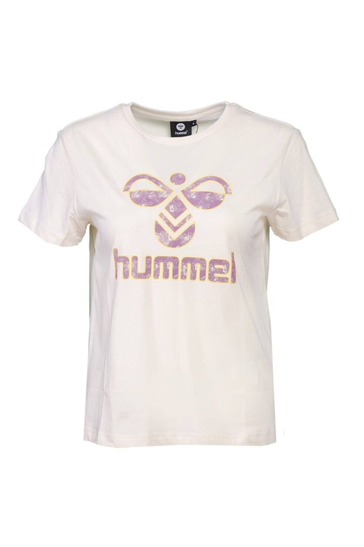 HUMMEL Kadın Beyaz Rasa T-shırt