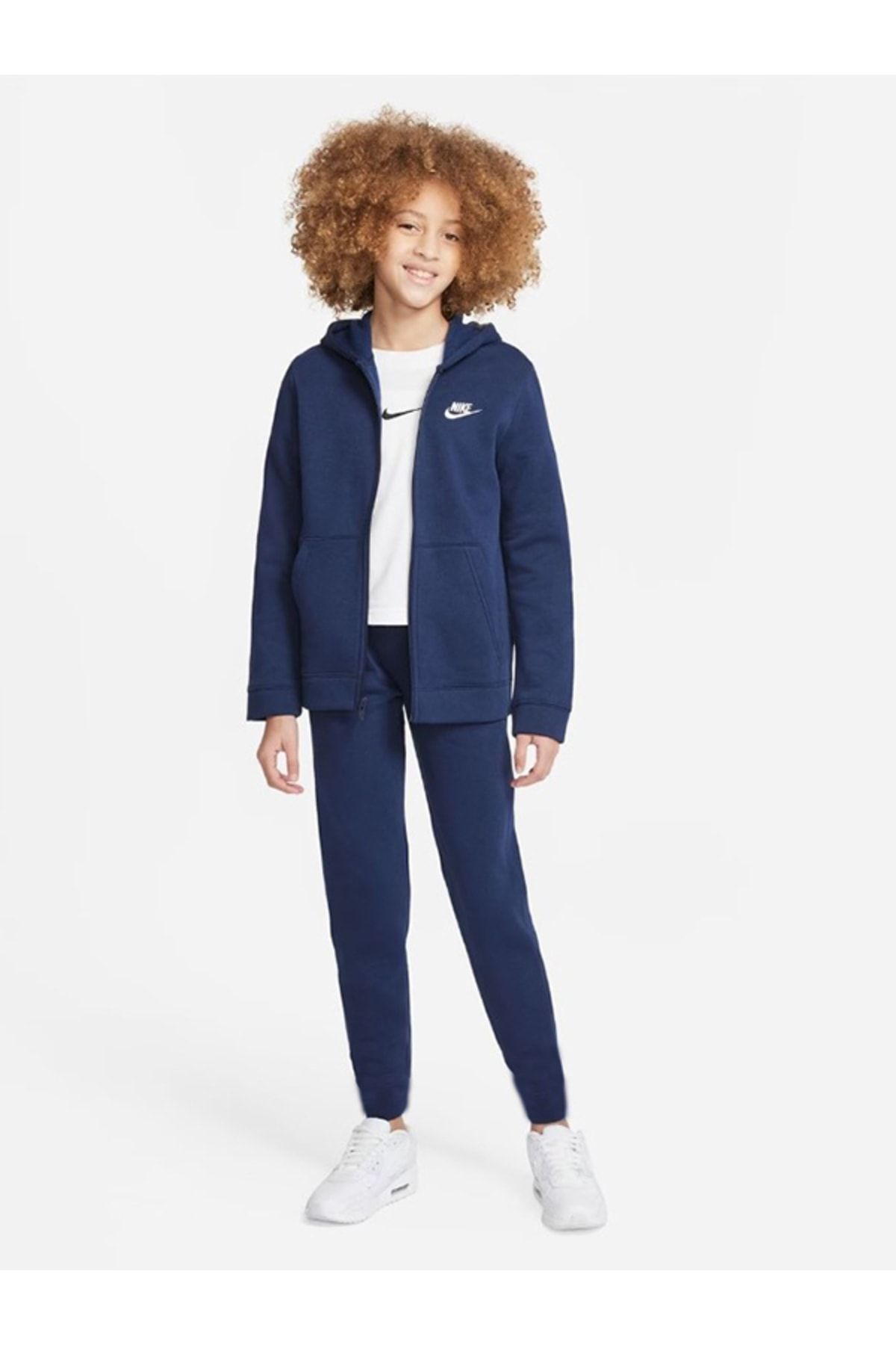 Nike boys deals fleece tracksuit