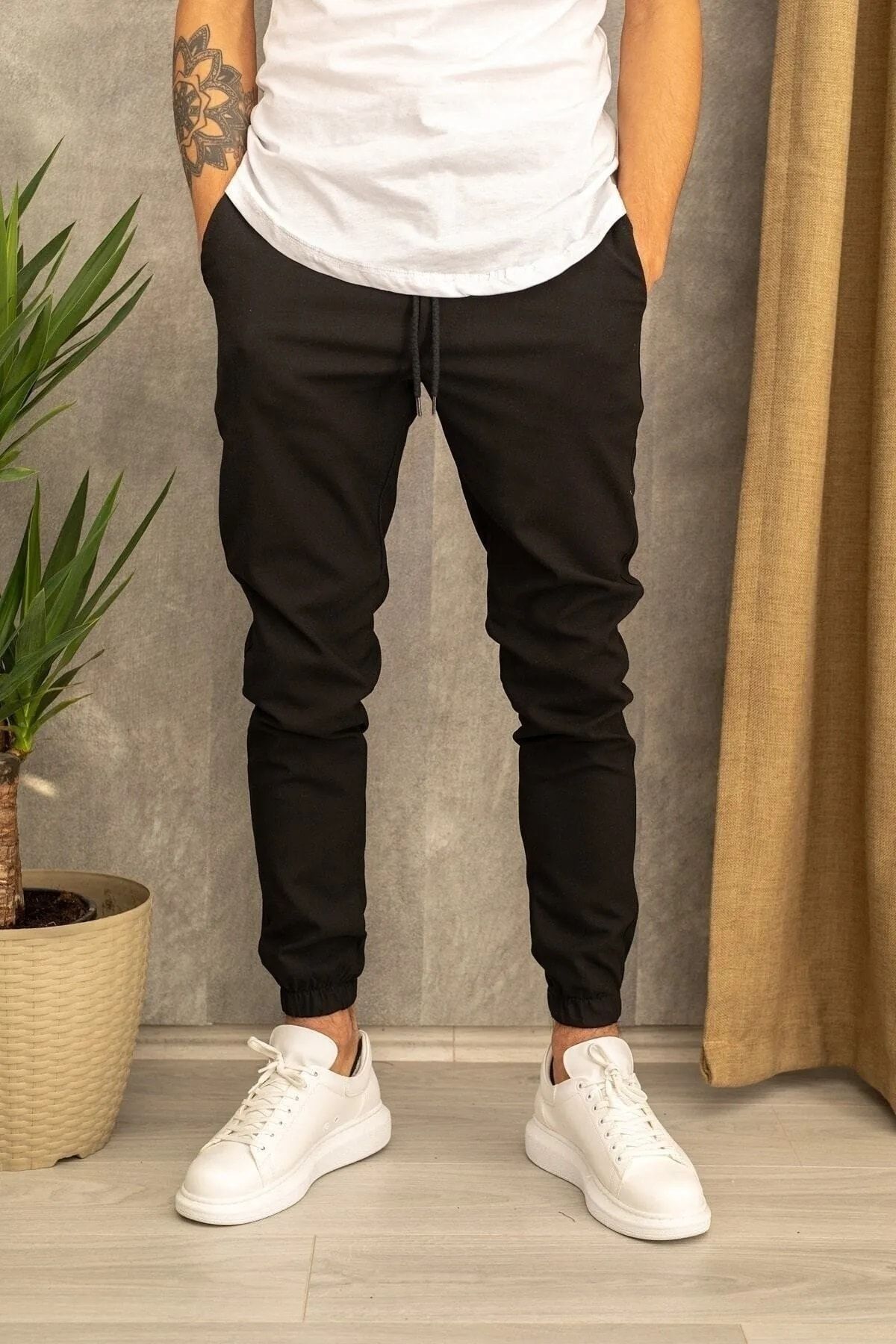 NFTY Men s Slim Fit Jogger Pants Trendyol
