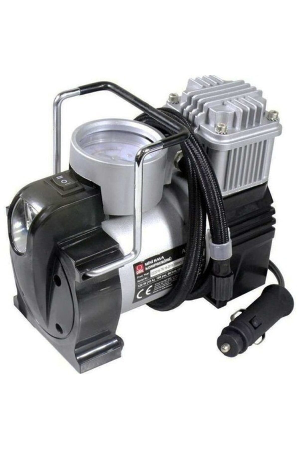 Karona İtaly 120wat Çelik Piston Çakmak Girişliı Işıklı Hava Kompresörü