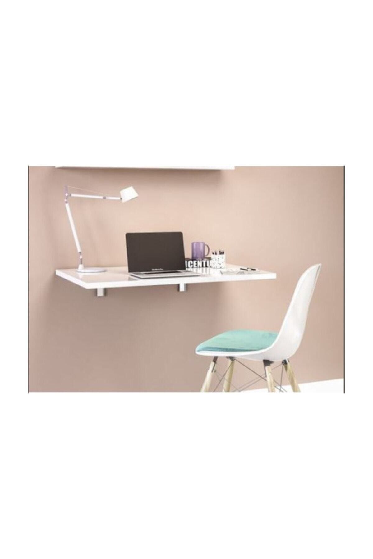 FİENSA Katlanabilir Duvar Masası 72x45cm Mutfak Masası Balkon Masası Çalışma Masası