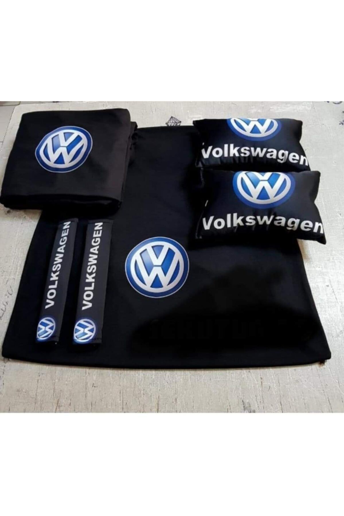 şimika Volkswagen Ön Arka Servis Kılıf,boyun Yastık,kemer Pedi,ayna Ipi