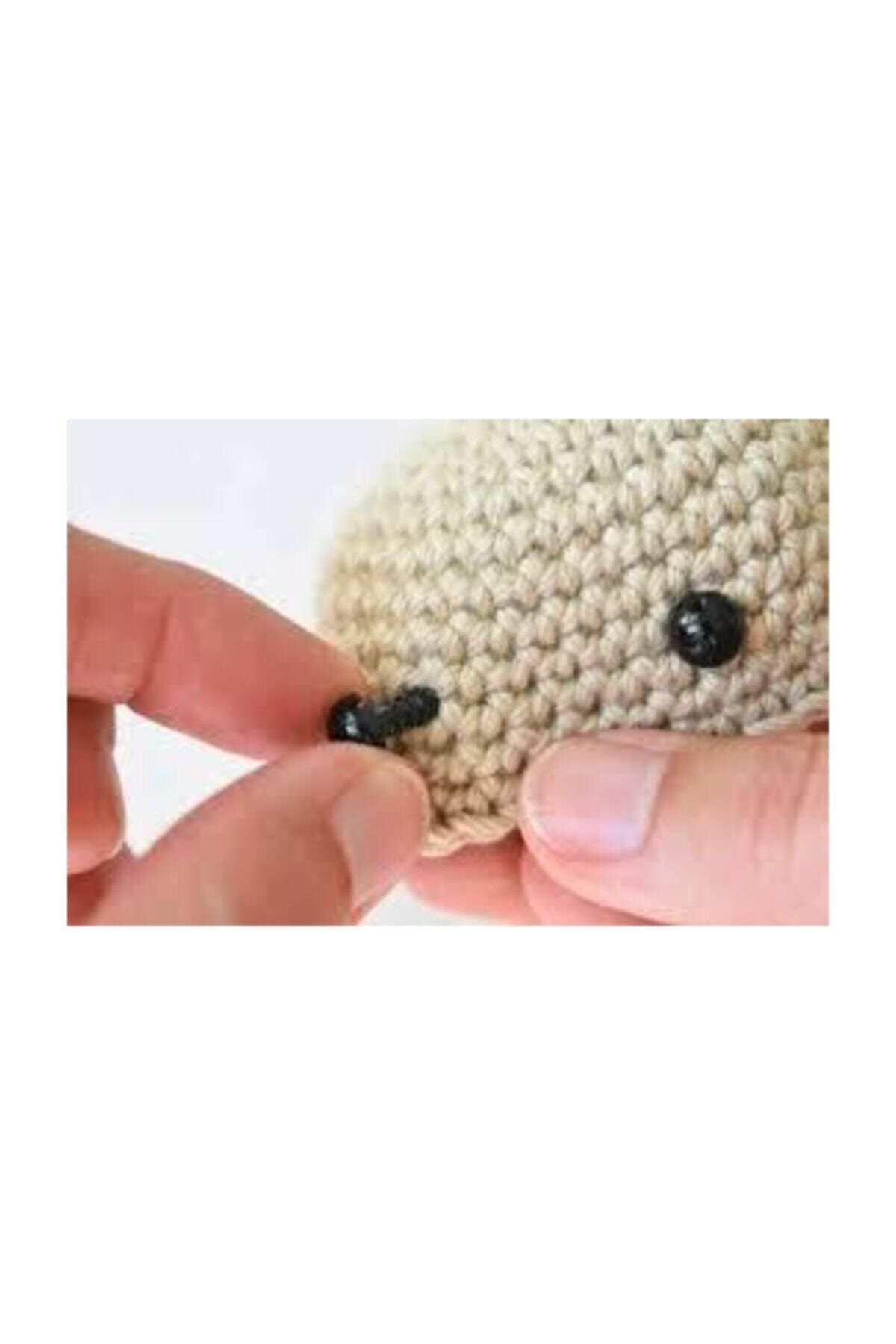 hobicix amigurumi vidali goz 12 mm siyah 20 adet 10 cift fiyati yorumlari trendyol