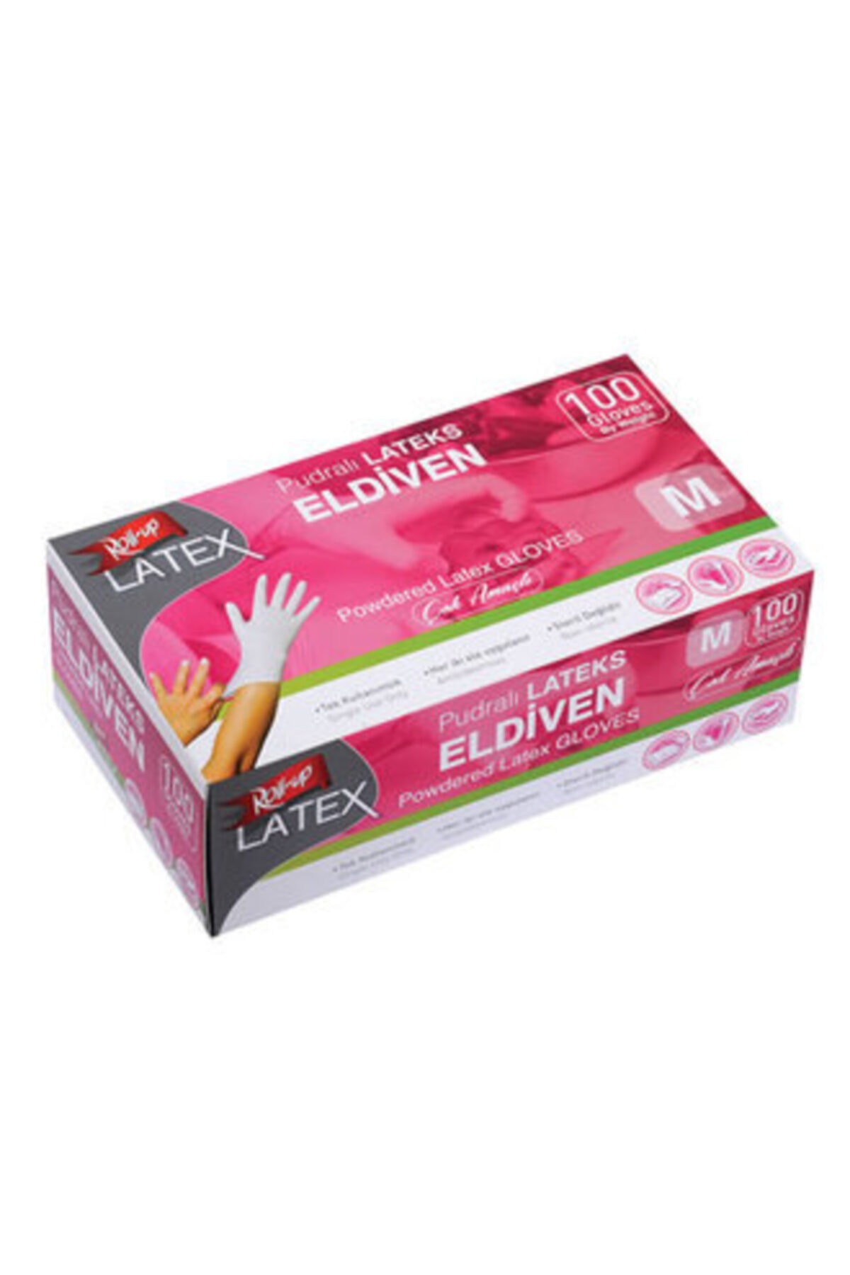 RollUp Eldiven 2 Paket 200 Adet