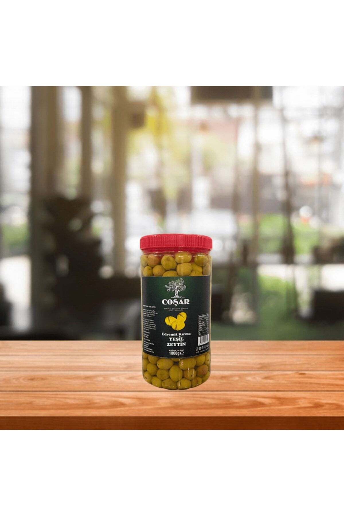 Coşar Zeytin Kırma Yeşil Zeytin 1 kg 260-290