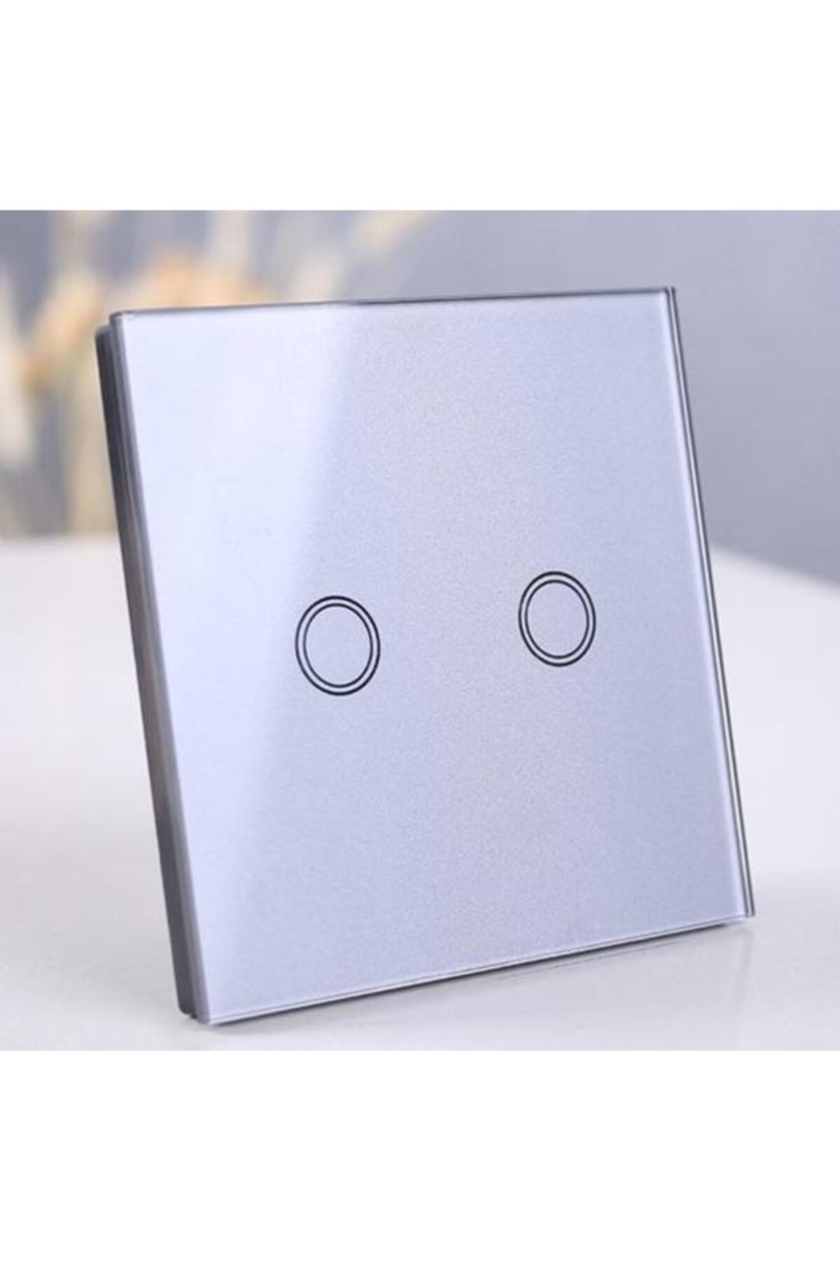 Alfa Wifi2xtouch Beyaz Wifi Kristal Led Panel Iki Tuşlu Dokunmatik Anahtar Duvar Işık Komütatör