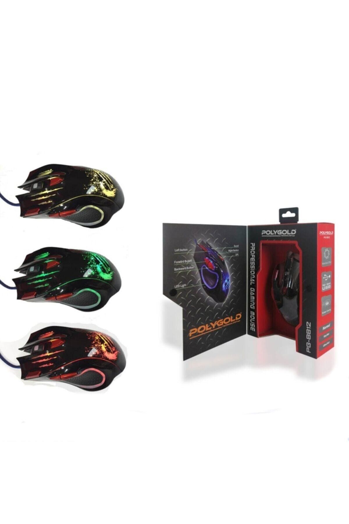 POLYGOLD Pg-8813 Rgb Oyuncu Mouse