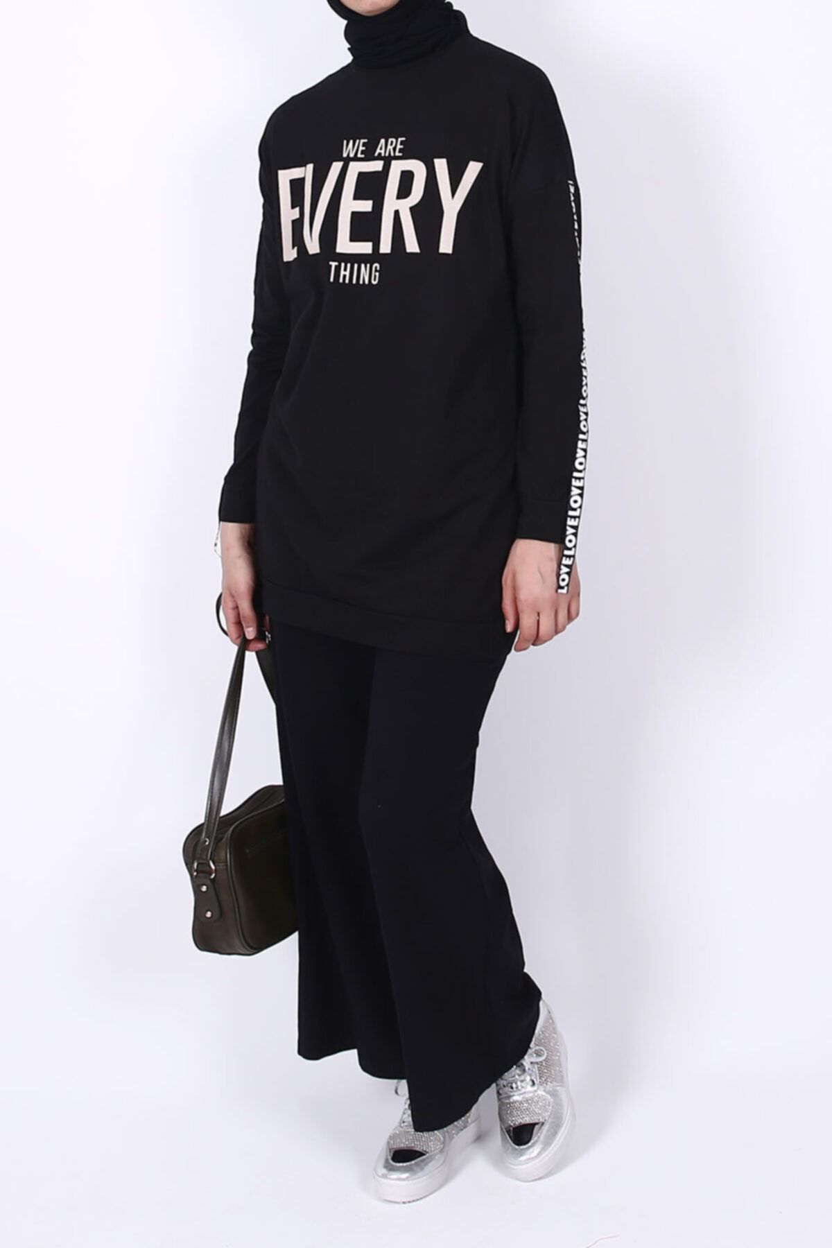 PHULL We Are Everythıng Sweatshirt - Siyah