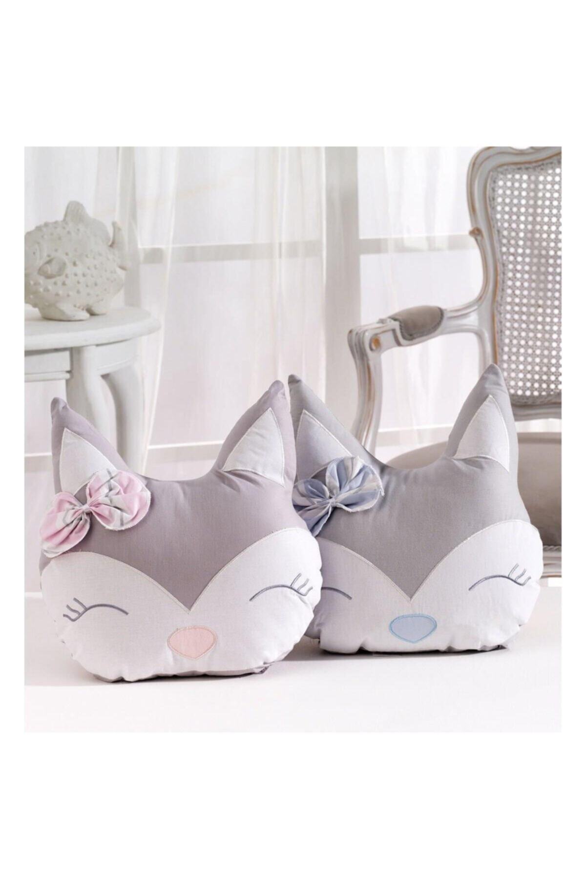 Momi Shop Mavi Fox Süs Yastık