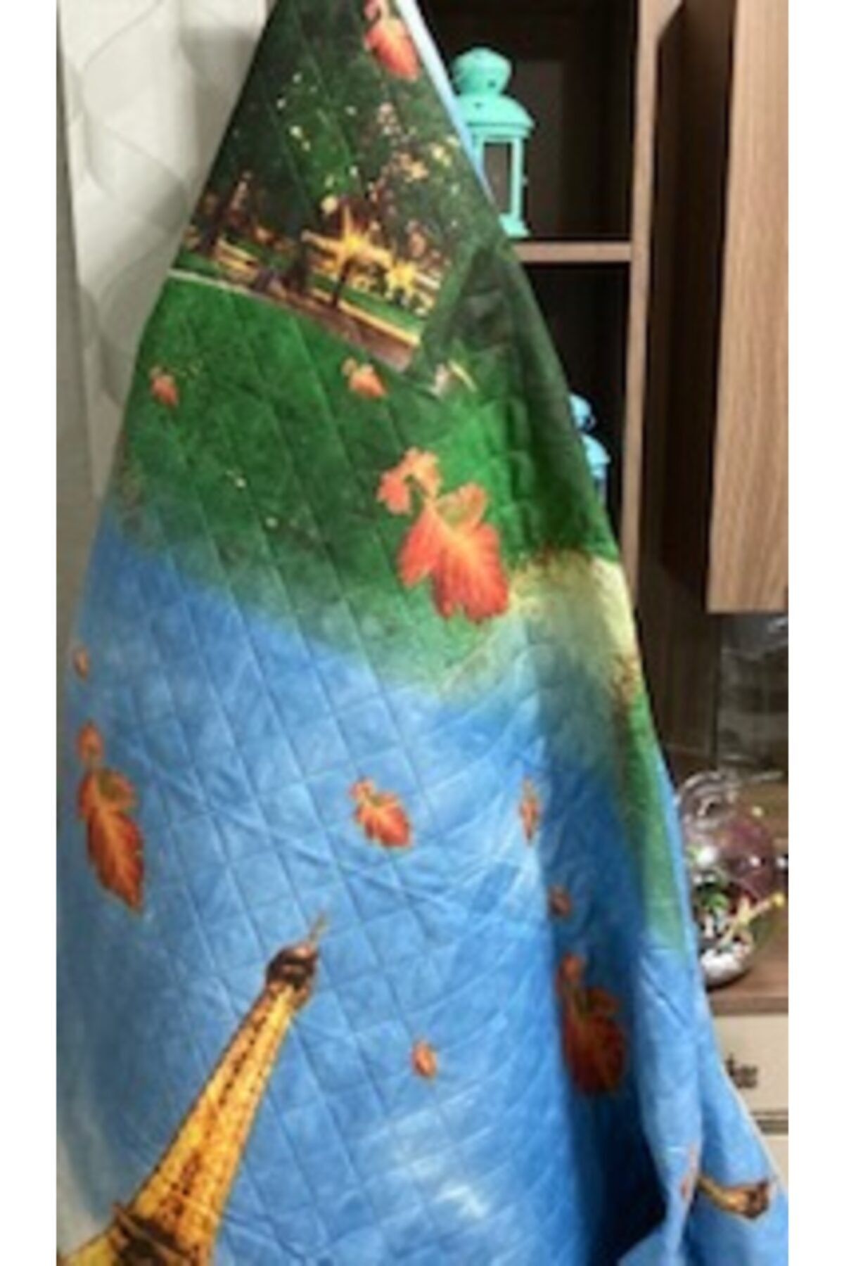 GENÇEV HOME COLLECTİONS Kapitoneli Battal Boy Çok Amaçlı Örtü (pike) -  & Hem Pike - Hem Yatak Örtüsü 200x220 Cm