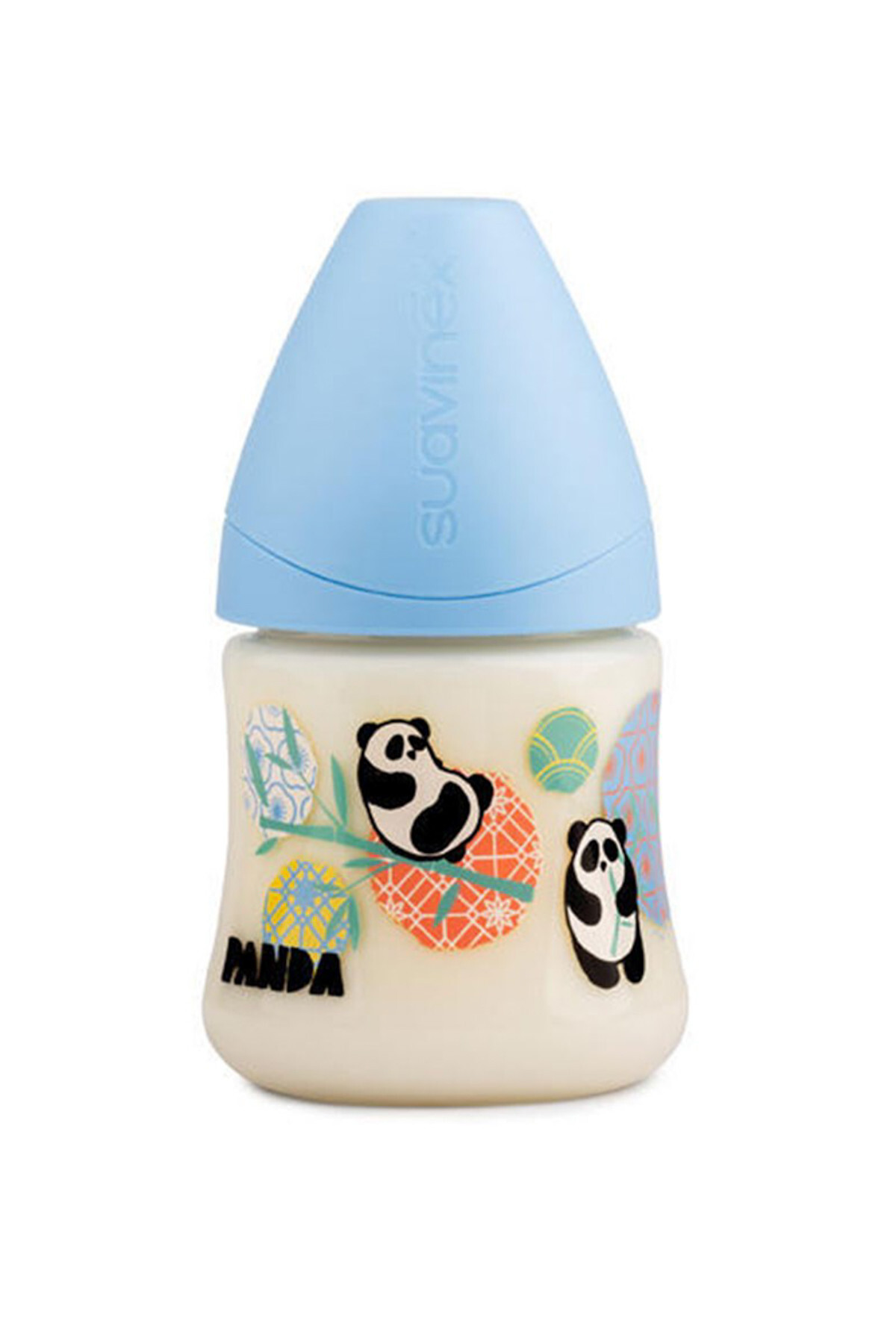 Suavinex Pp Geniş Ağız Biberon 150 Ml-Ortodontik Silikon Uç (No1-Orta Akış) / Mavi