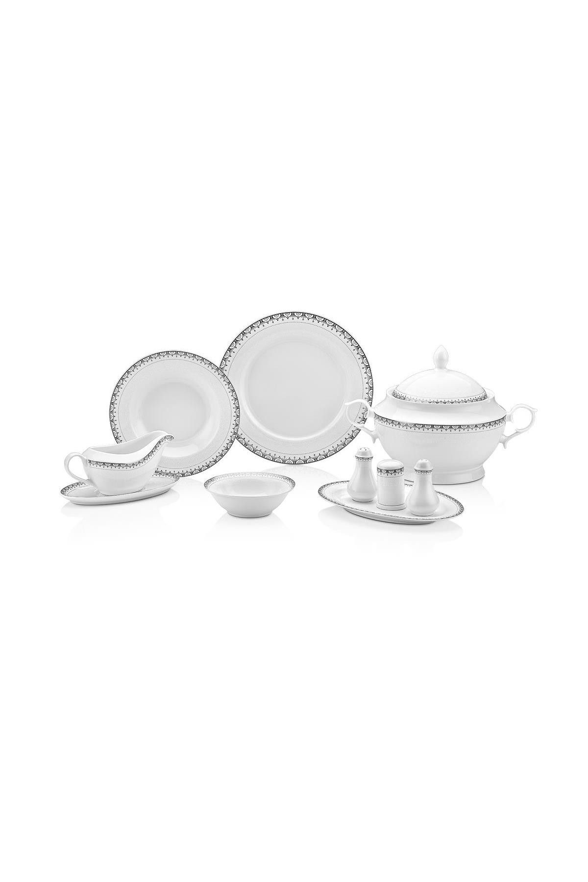 Taç Wedding Serisi 61 Parça Henna Yemek Takımı