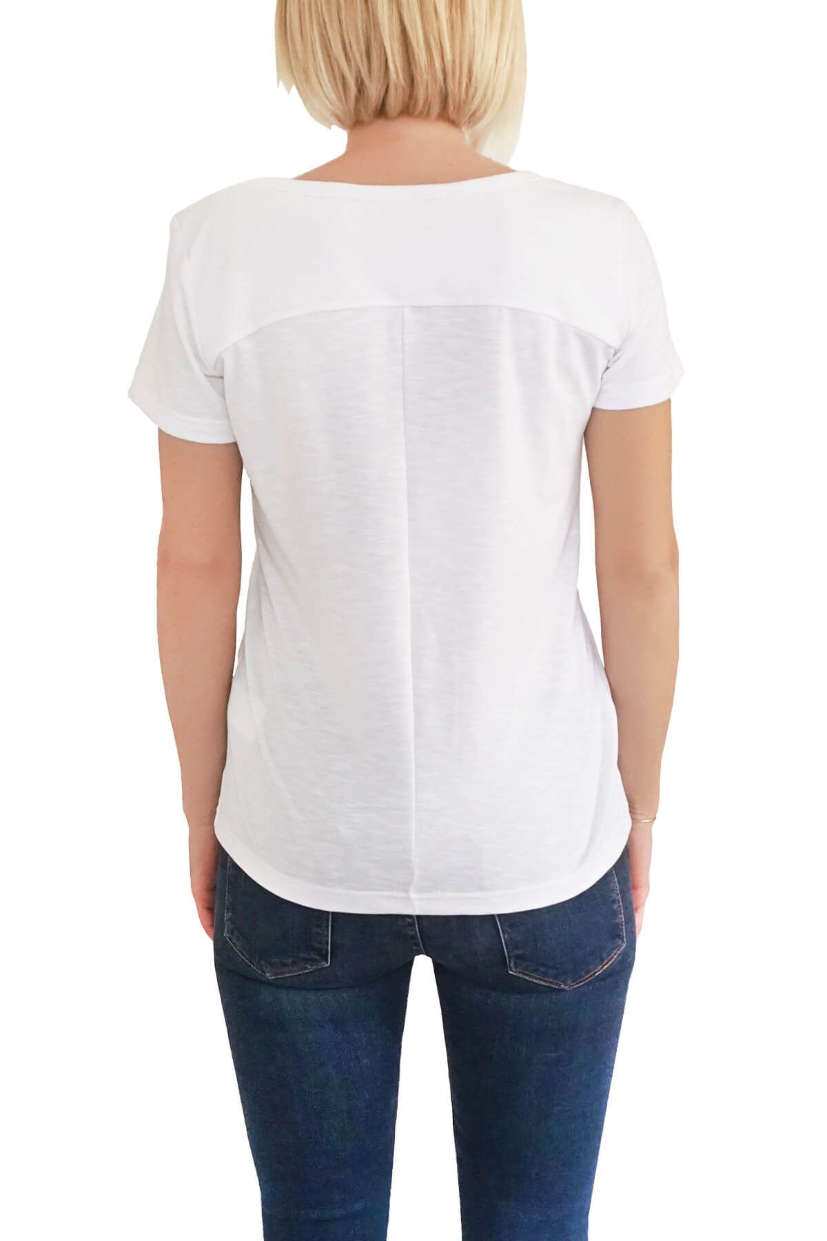 MOF Kadın Beyaz T-Shirt BYT-B 2