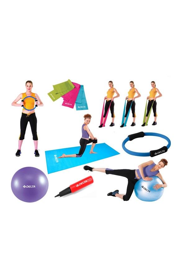 Delta C8 Turkuaz Pilates Seti ( 55 cm - 20 cm )