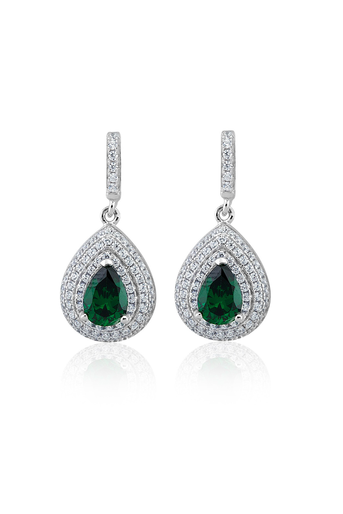 Carat Laboratories Kadın 1,78 Carat Renkli Küpe CE20796