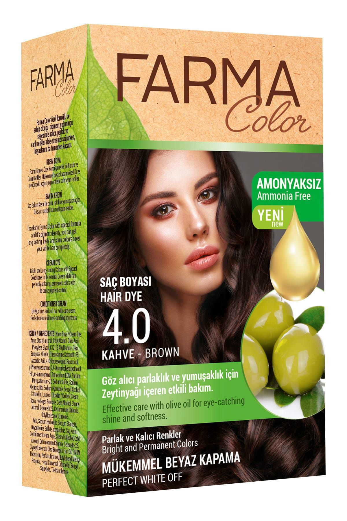 farmasi farmacolor sac boyasi 4 0 kahve 8690131113056 fiyati yorumlari trendyol