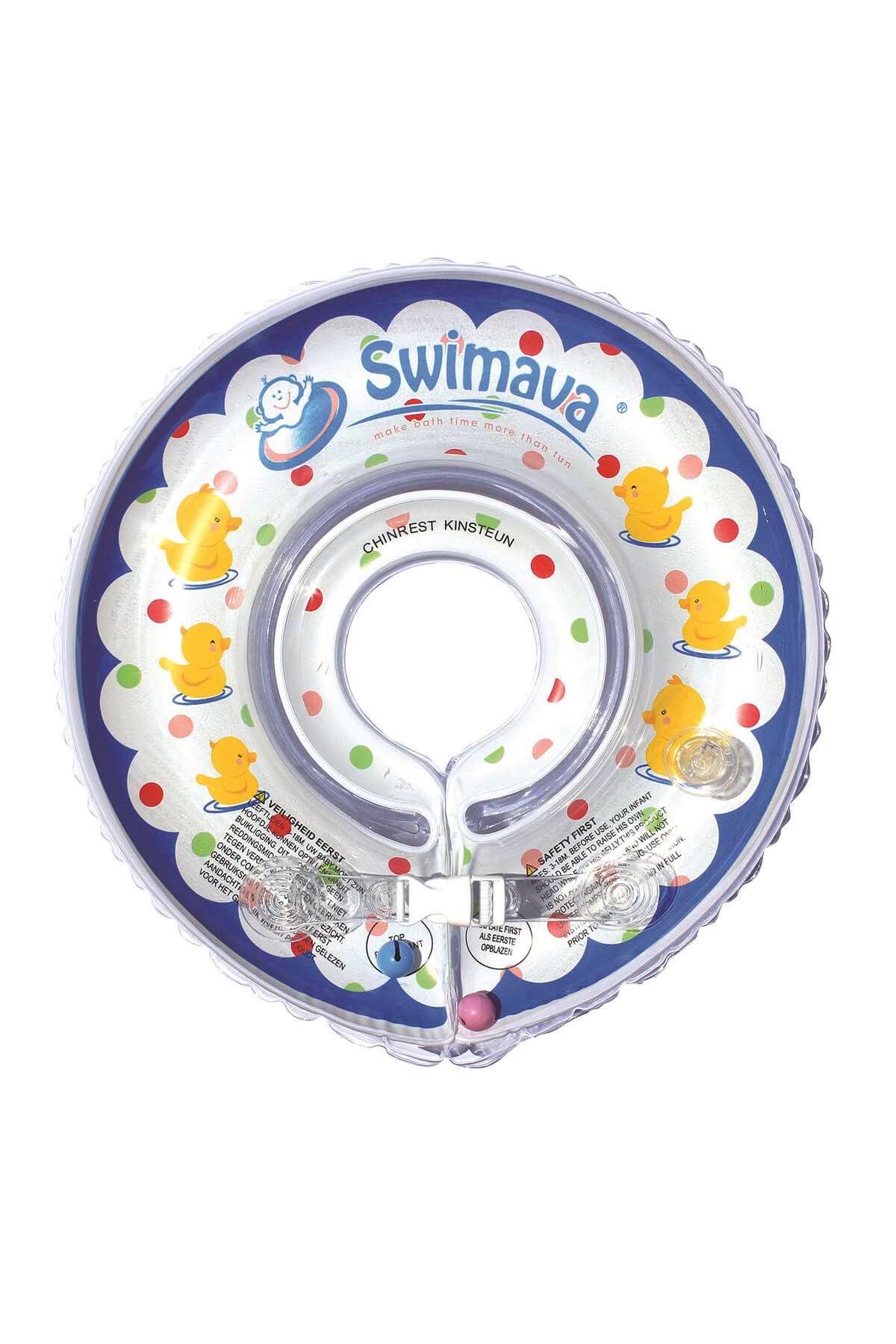 SWIMAVA Erkek Çocuk Mavi Boyun Simidi Koyu Mavi - 5.5-13 Kg /