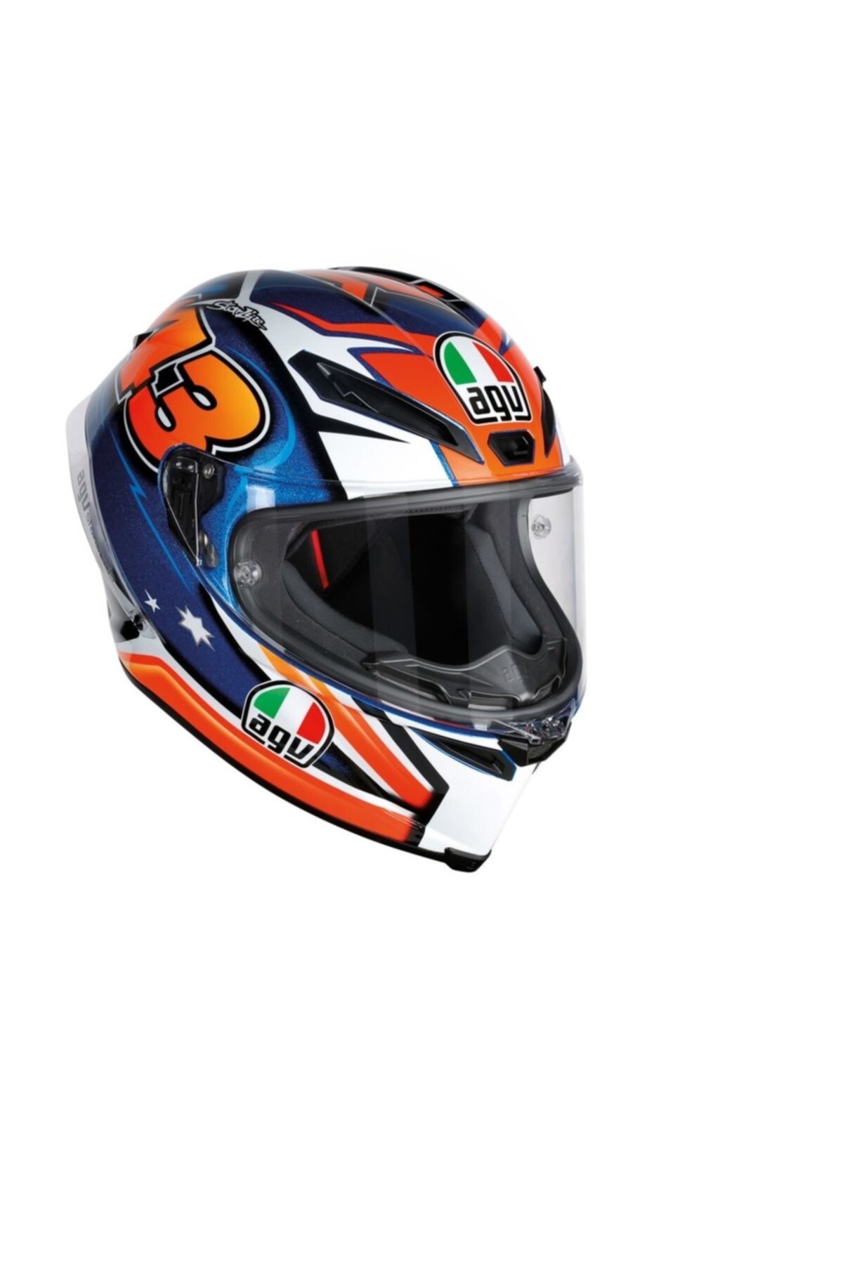AGV Corsa R Replica Plk Miller 2016 Kapalı Kask - Pinlock Dahil