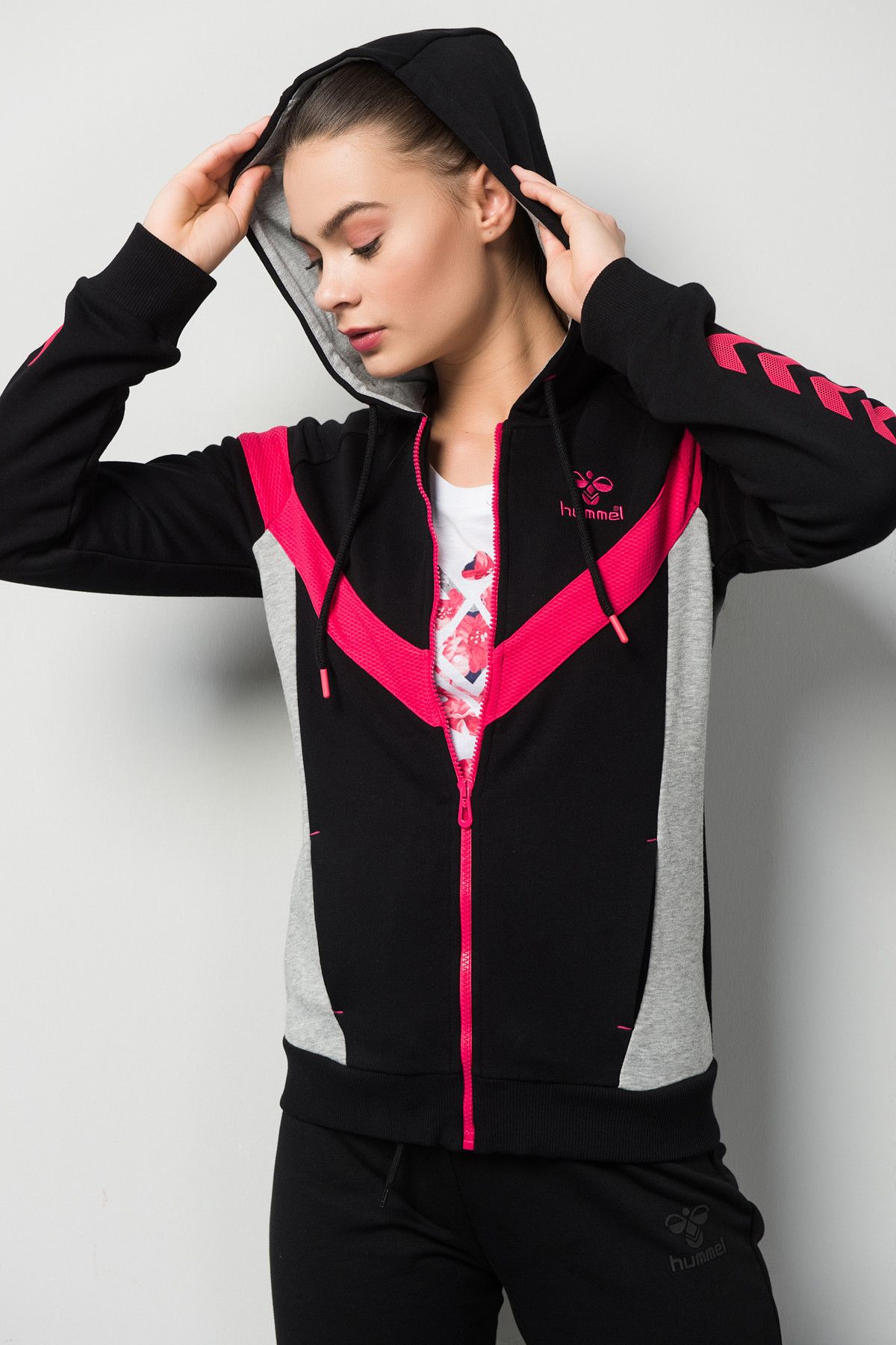 HUMMEL Kadın Sweatshirt Demi Zip Hoodie