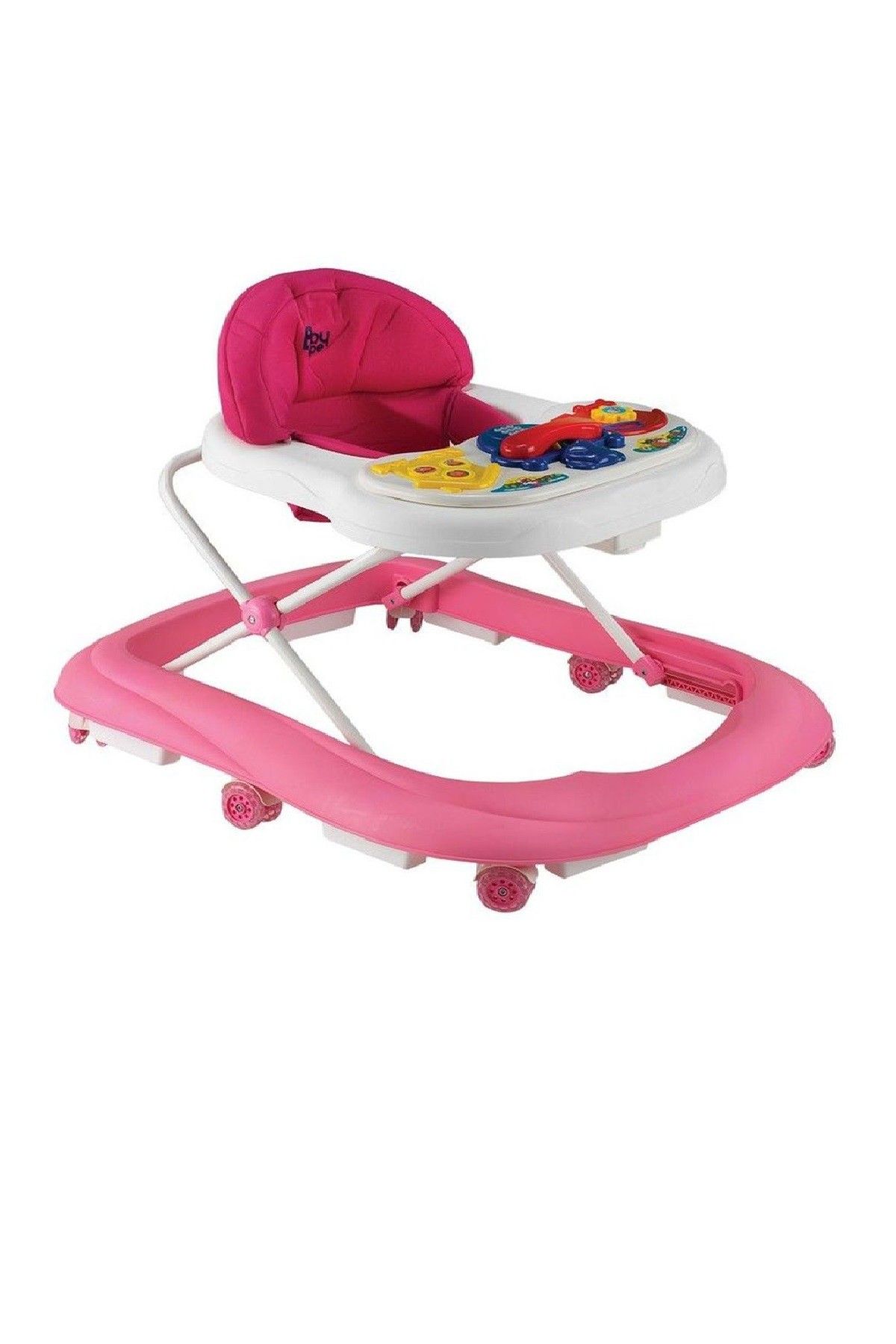 BabyHope Stoplu Yürüteç Bebek Pembe /