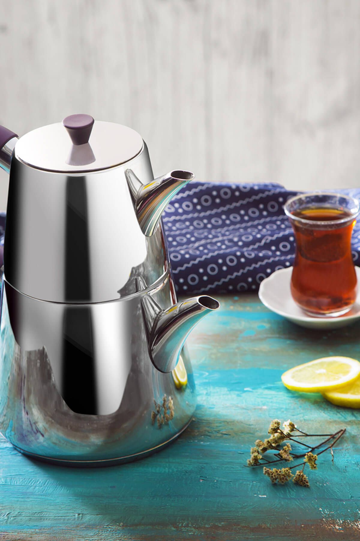 Emsan Gala Çaydanlık Takımı Violet