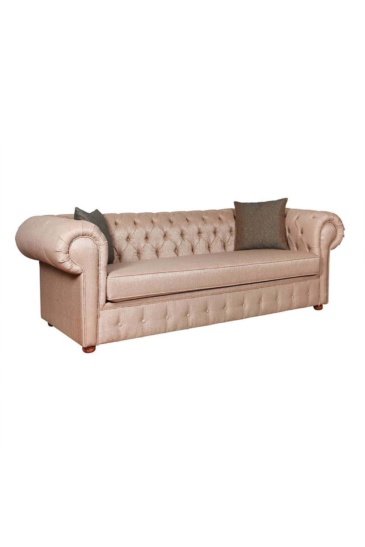 3A Mobilya Keten Chesterfield 230X90X80 CM