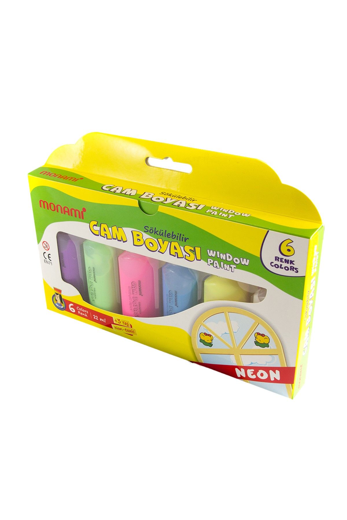 Learning Toys Monami Neon Cam Boyası Seti /