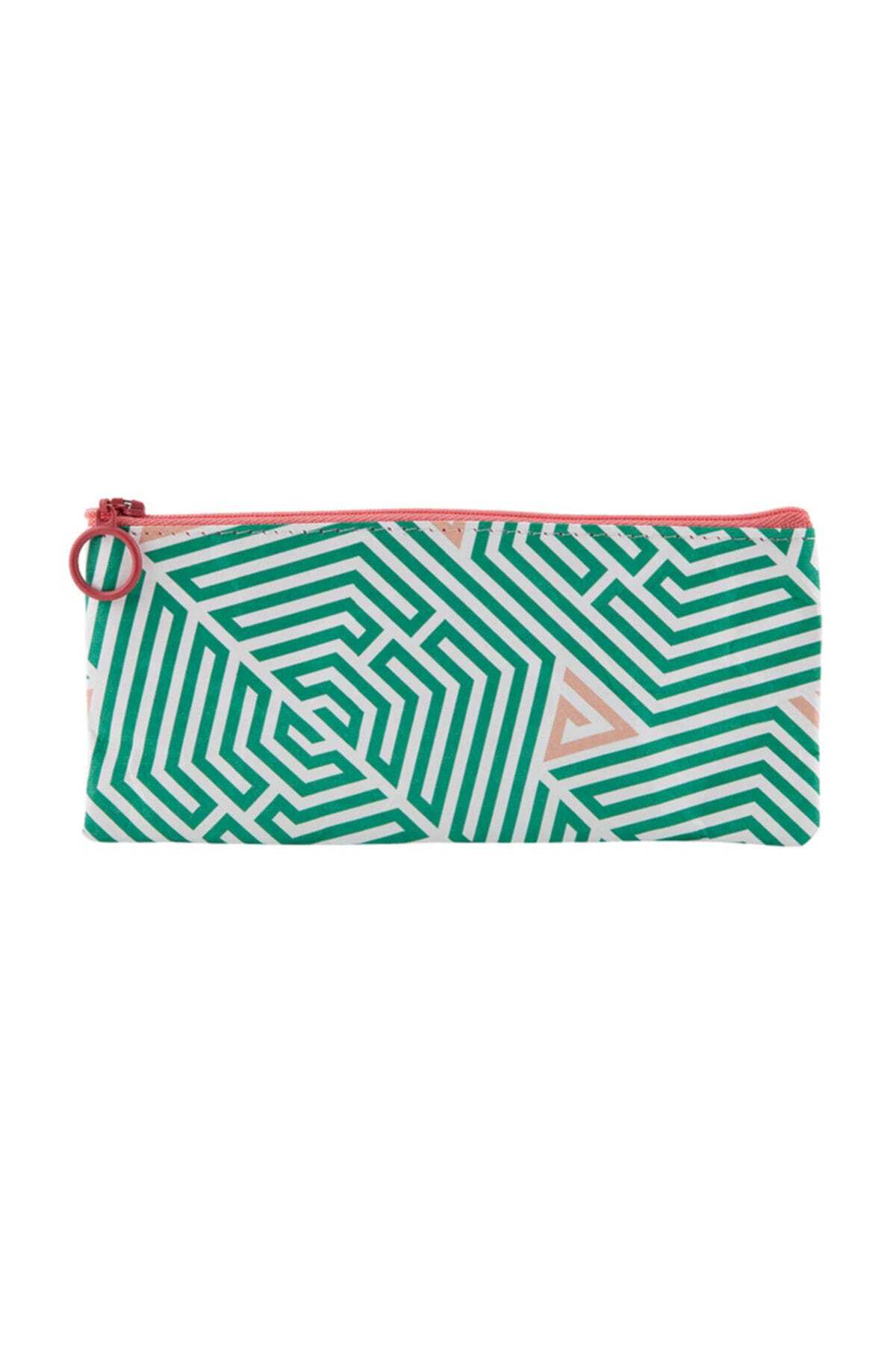 Chumac Tyvek Kalem Çantası Arcadıa Geometrik Desen 19,5*8,5 Cm